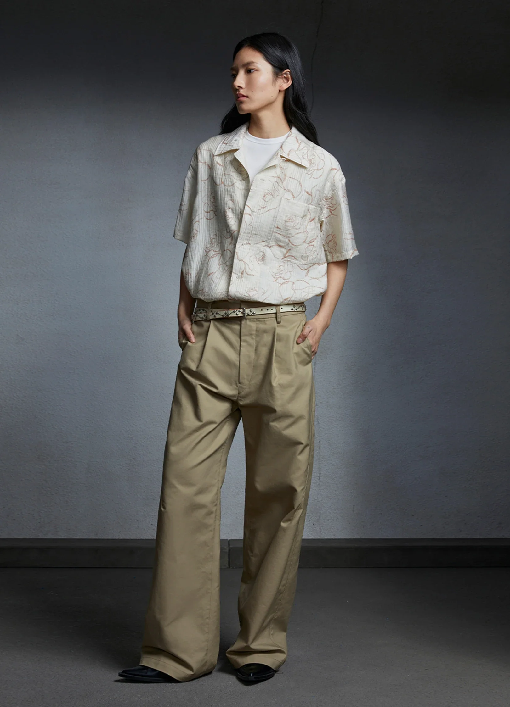 Pleated Chino Trousers - Image 3
