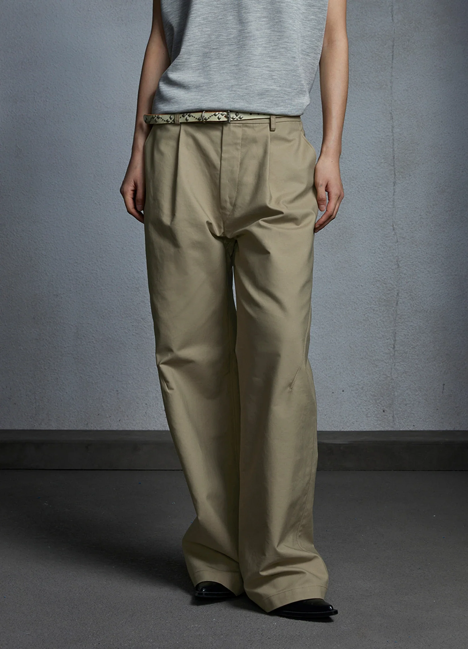 Pleated Chino Trousers - Image 6