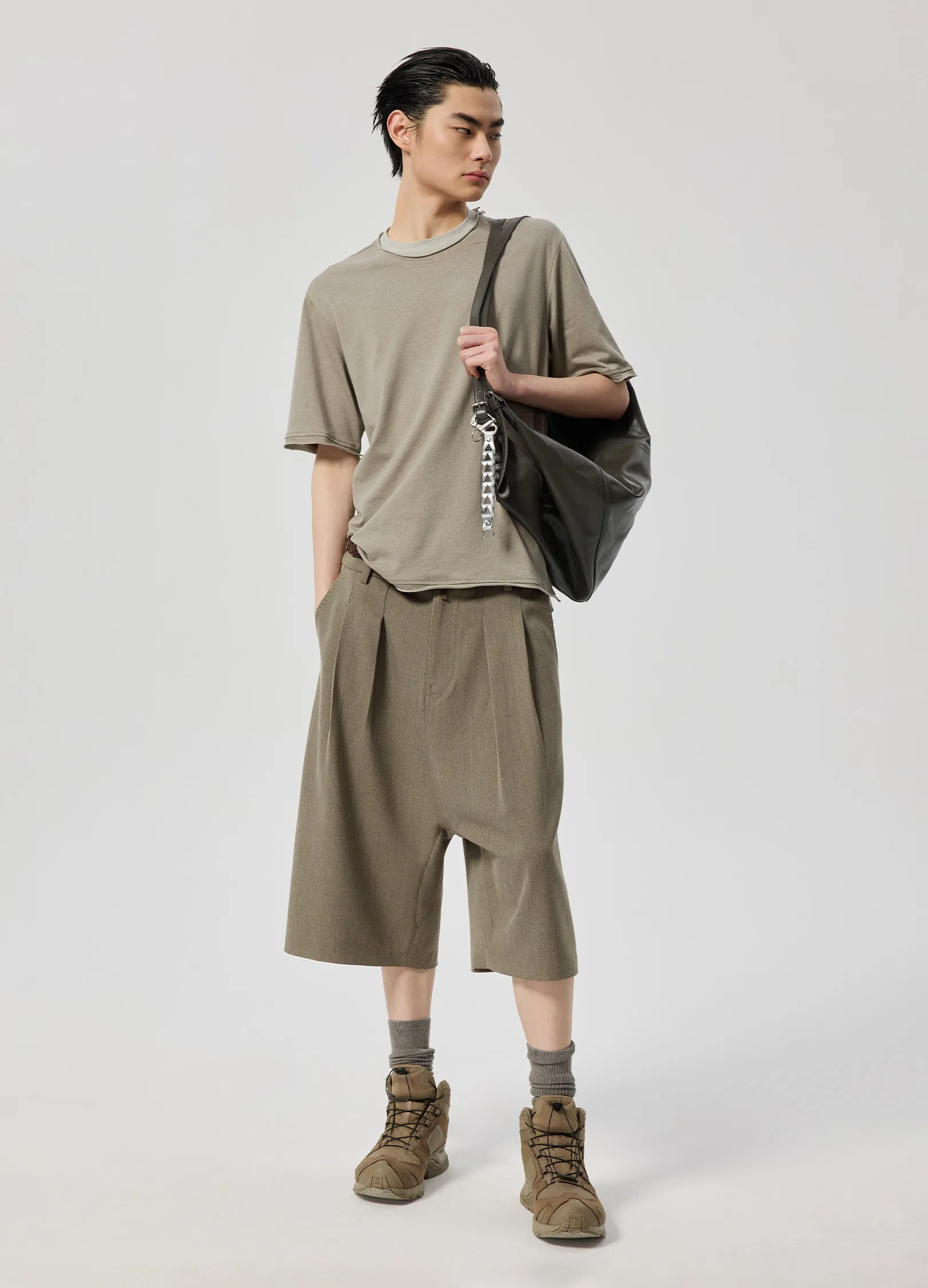Pleated Drop Shorts - Image 10