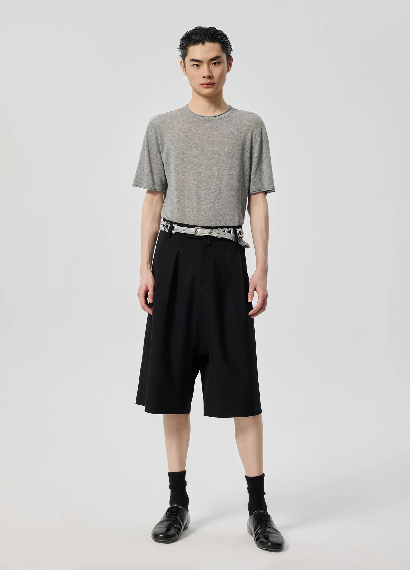 Pleated Drop Shorts - Image 14