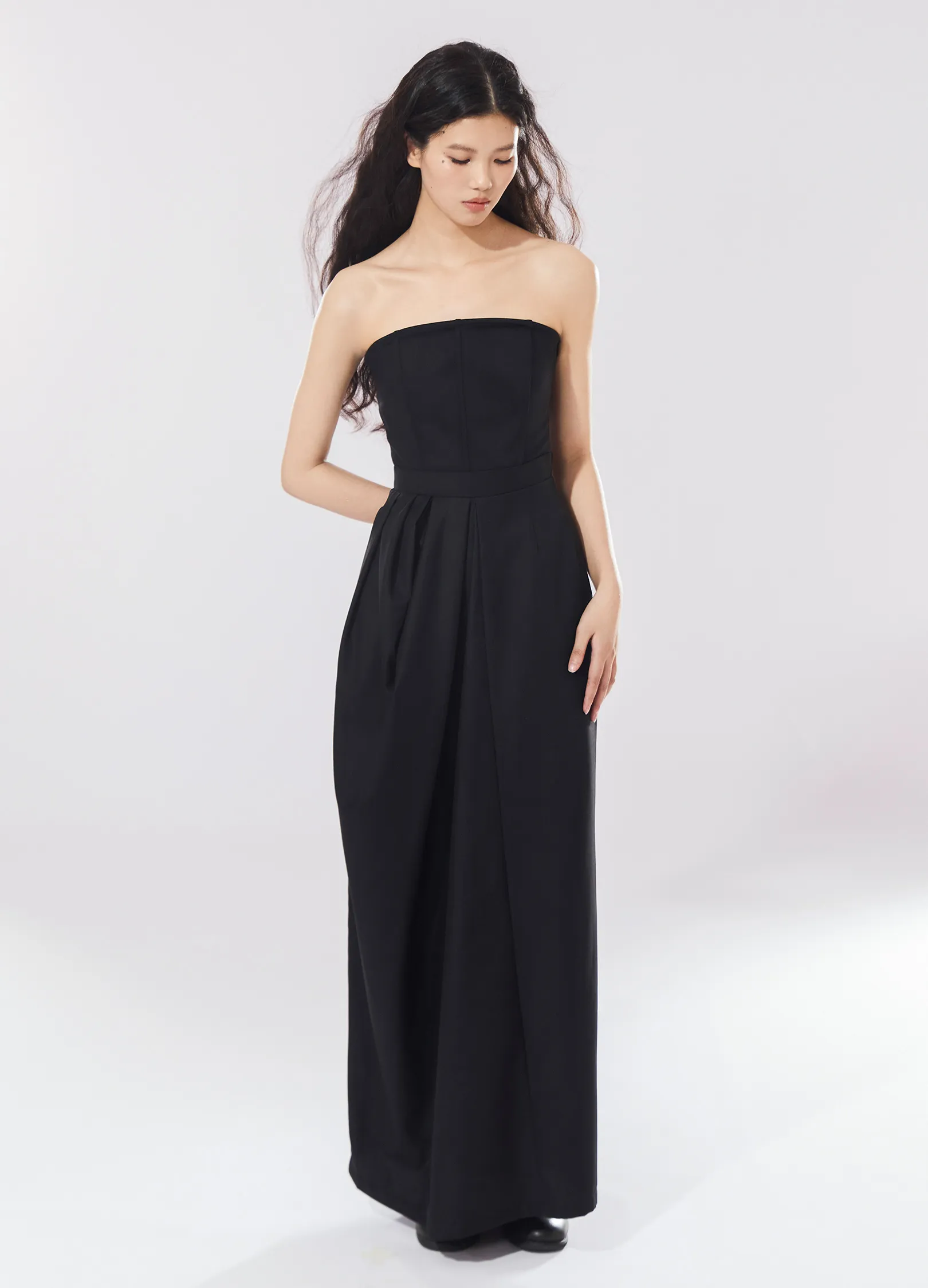 Pleated Evening Dress - Image 3