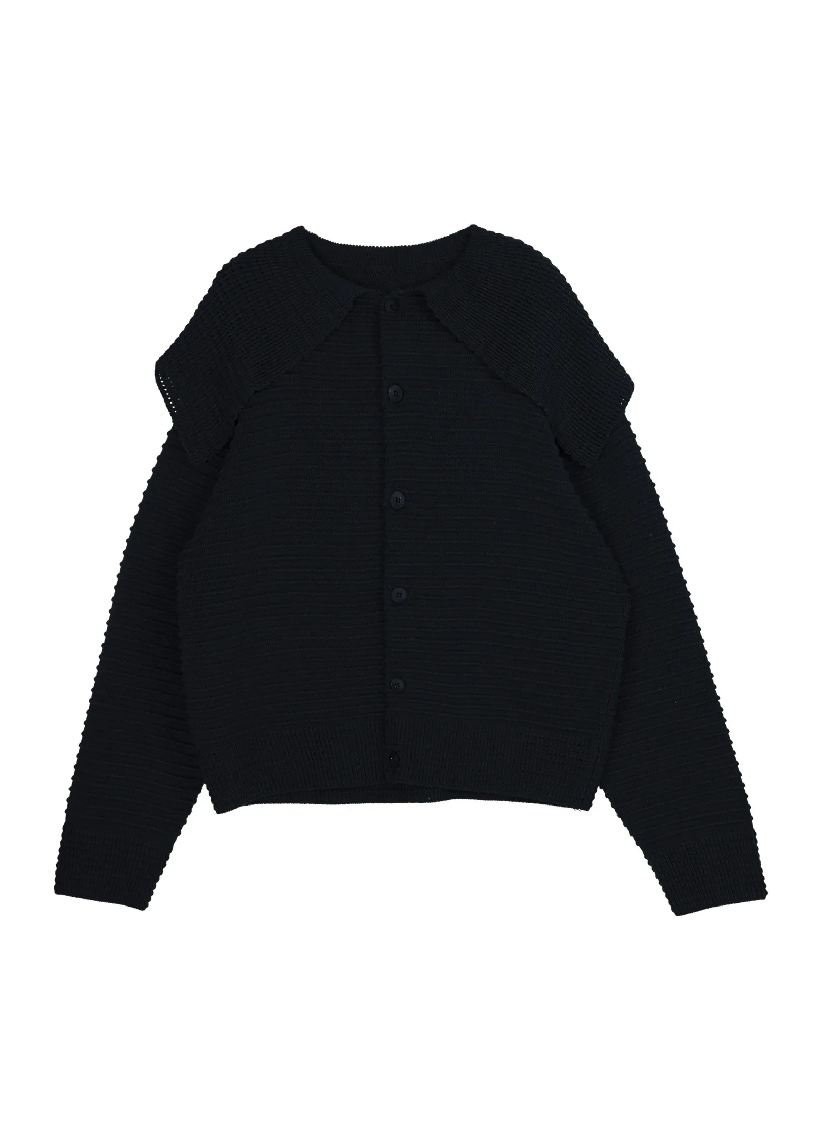 Pleated Knit Cardigan - Image 14