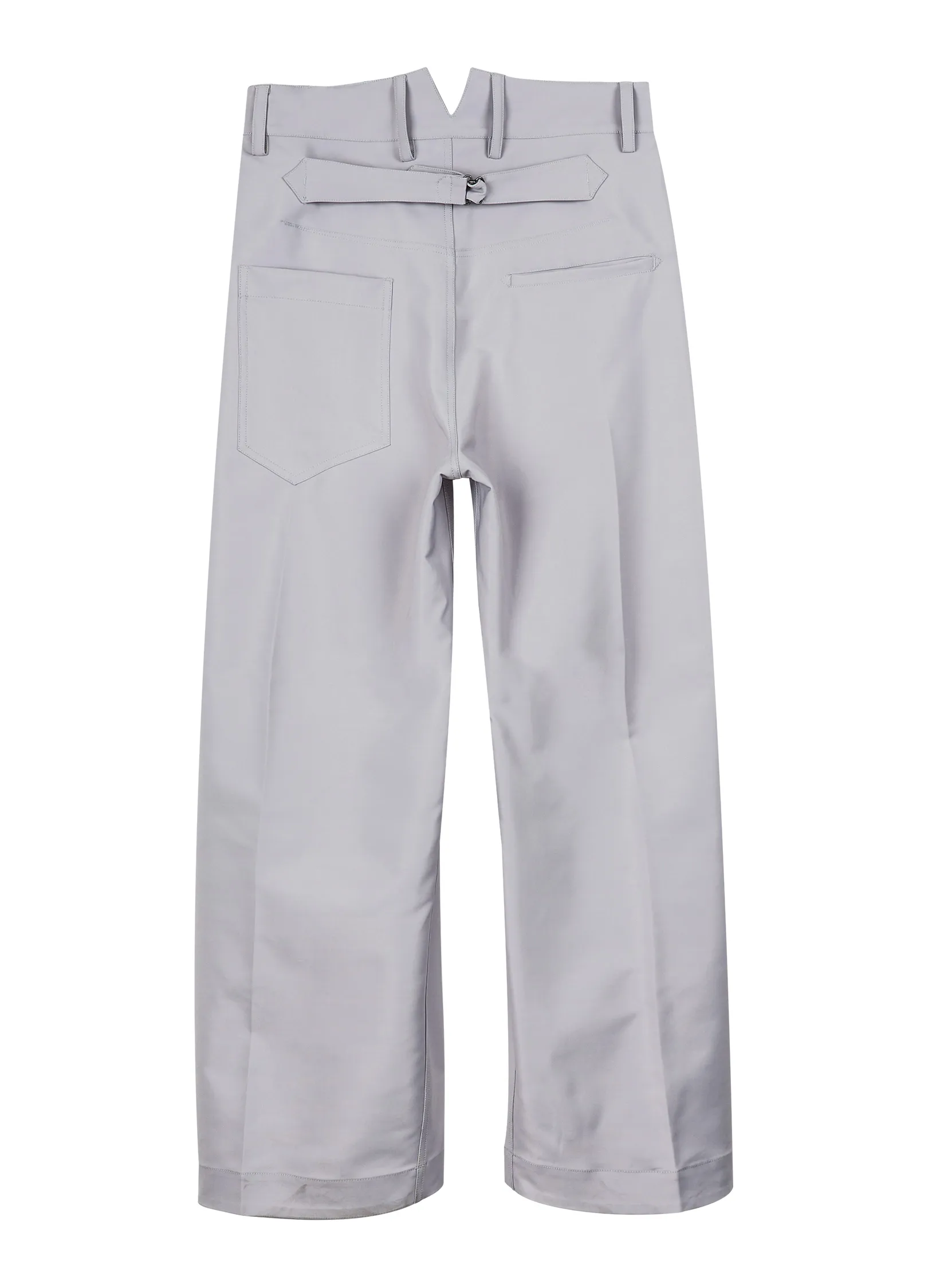 Pleated Light Cotton Trousers - Image 18