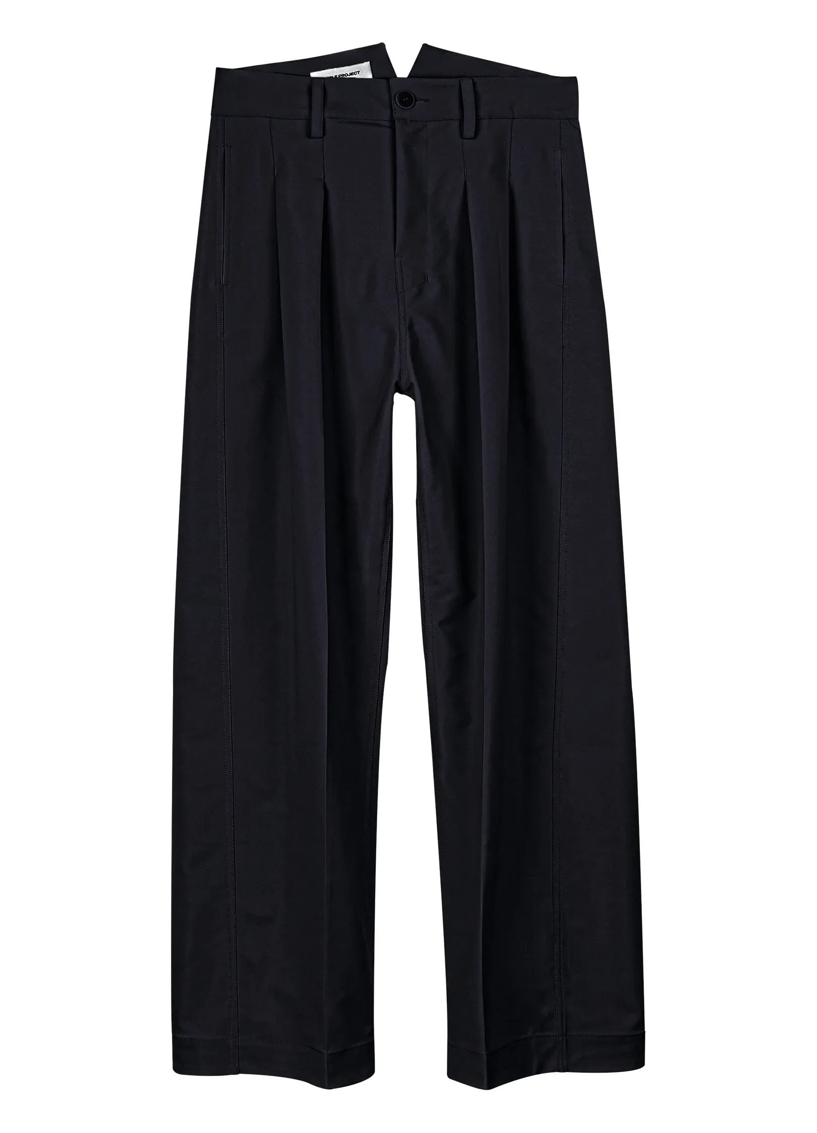 Pleated Light Cotton Trousers - Image 19