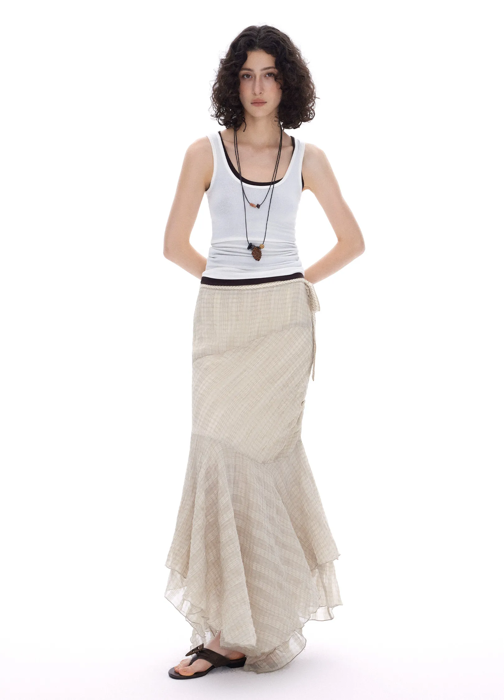 Pleated Maxi Skirt - Image 7