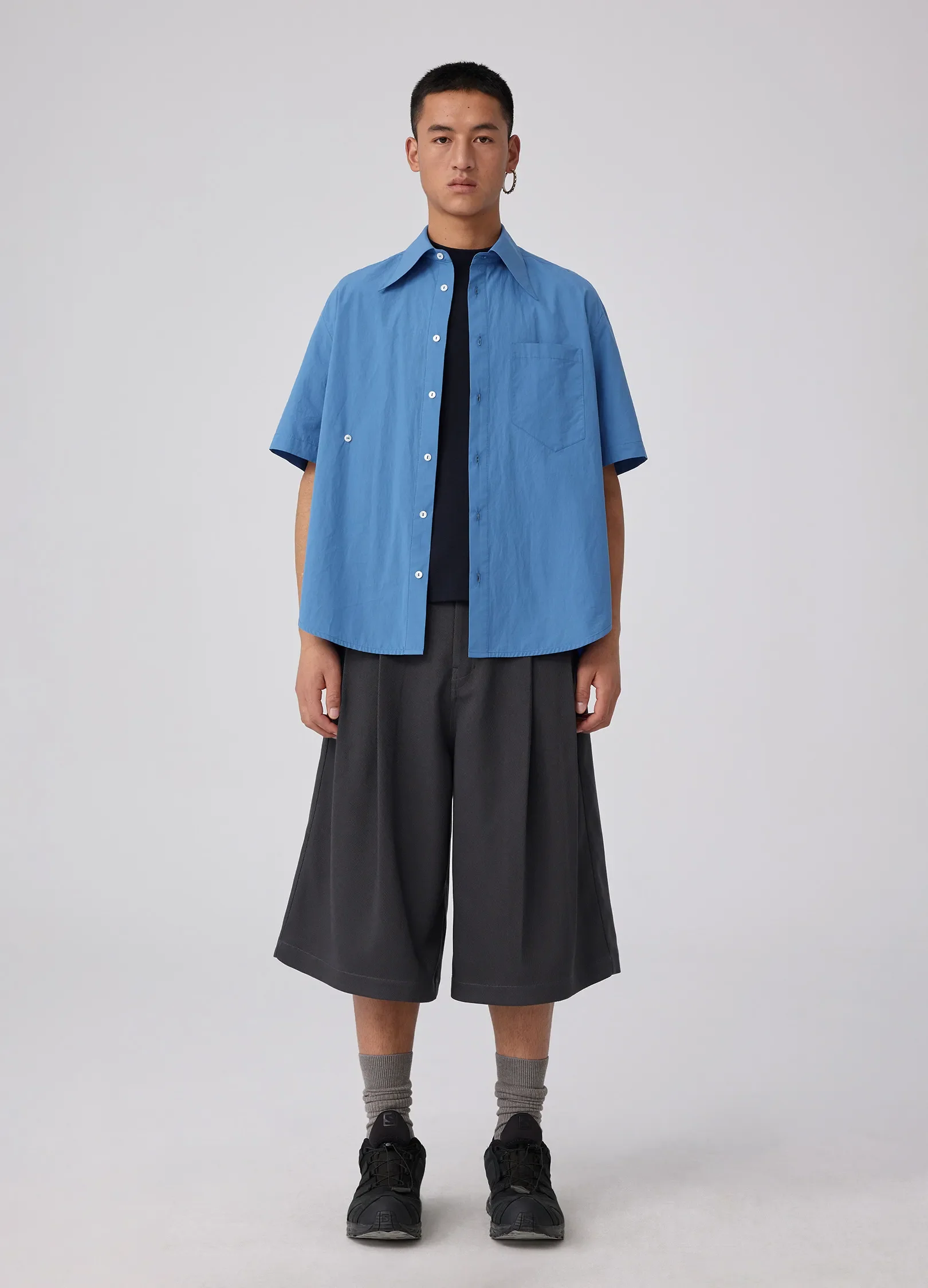 Pointed Collar SS Shirt - Image 16