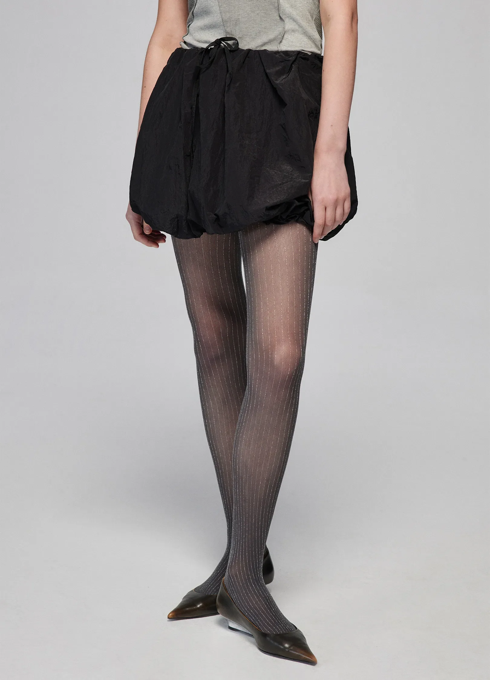 Puff Pleated Skirt - Image 7