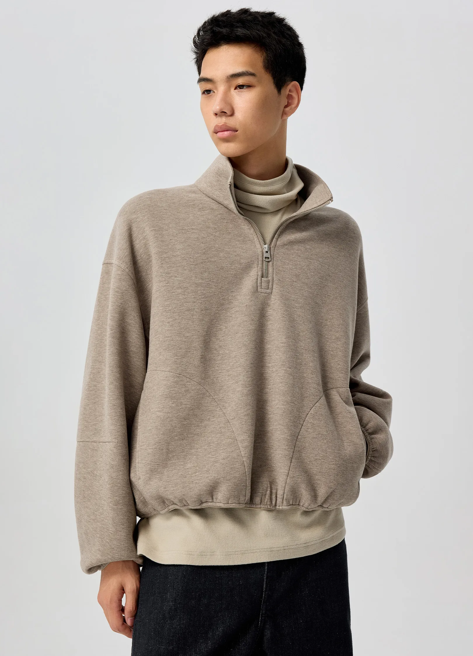 Puff Quarter Zip Hoodie - Image 4