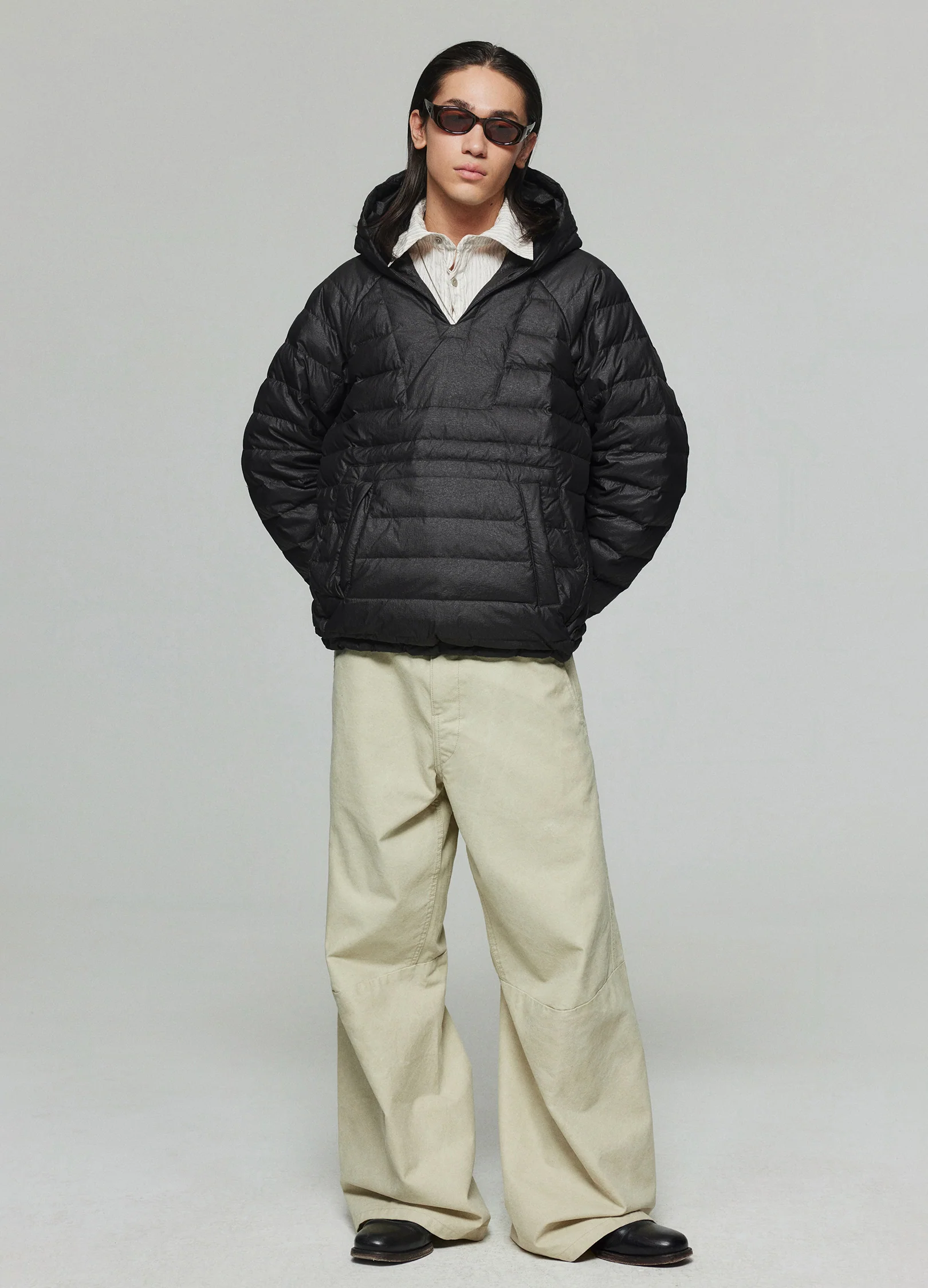 Pullover Hooded Down Jacket - Image 10