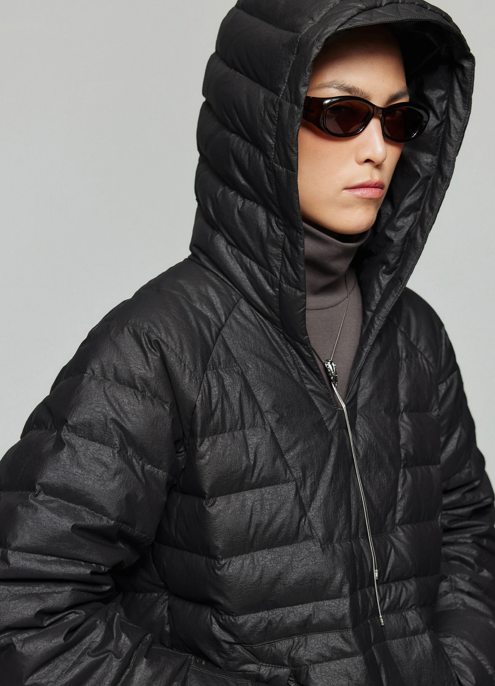 Pullover Hooded Down Jacket - Image 6