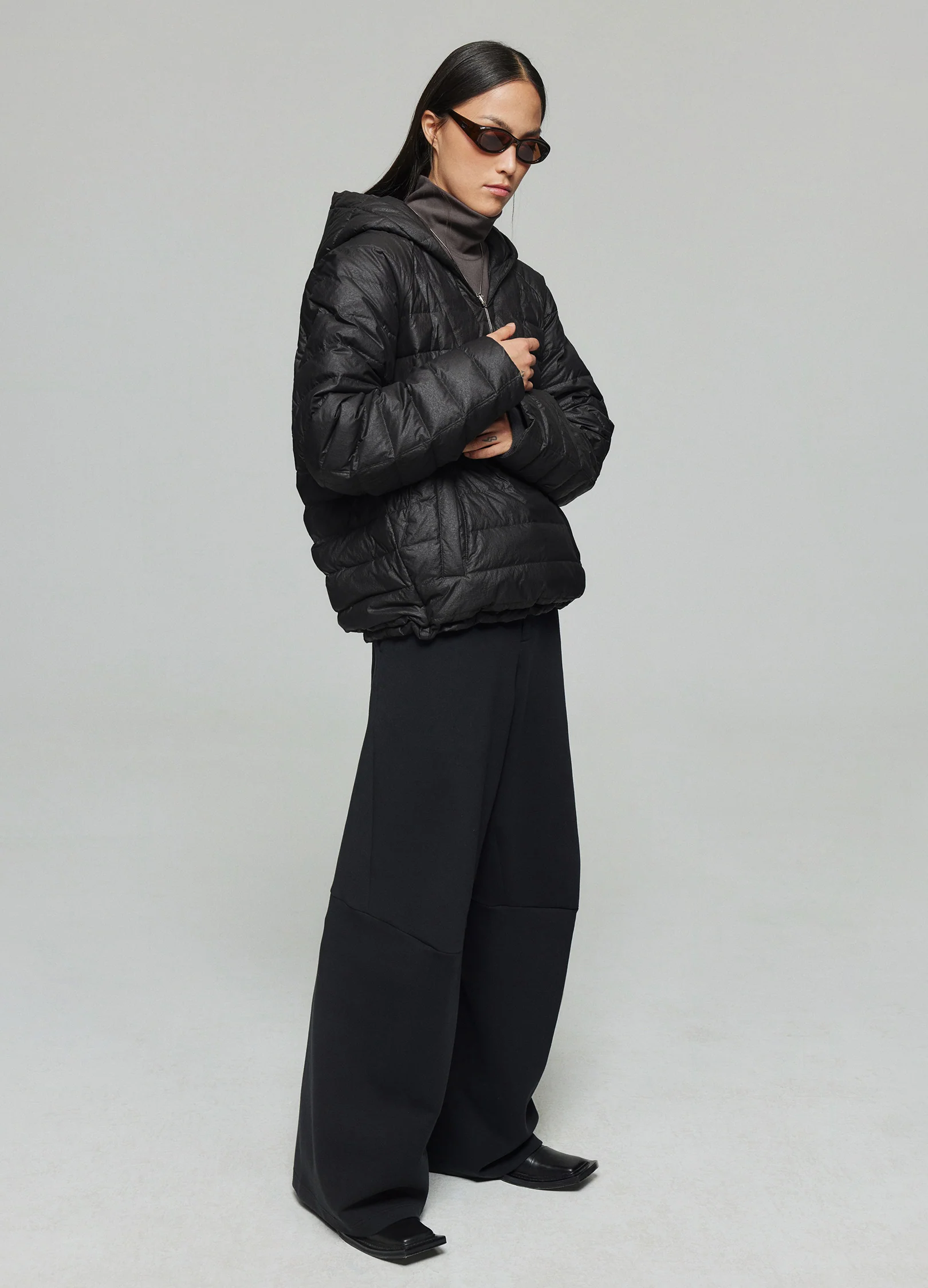 Pullover Hooded Down Jacket - Image 9