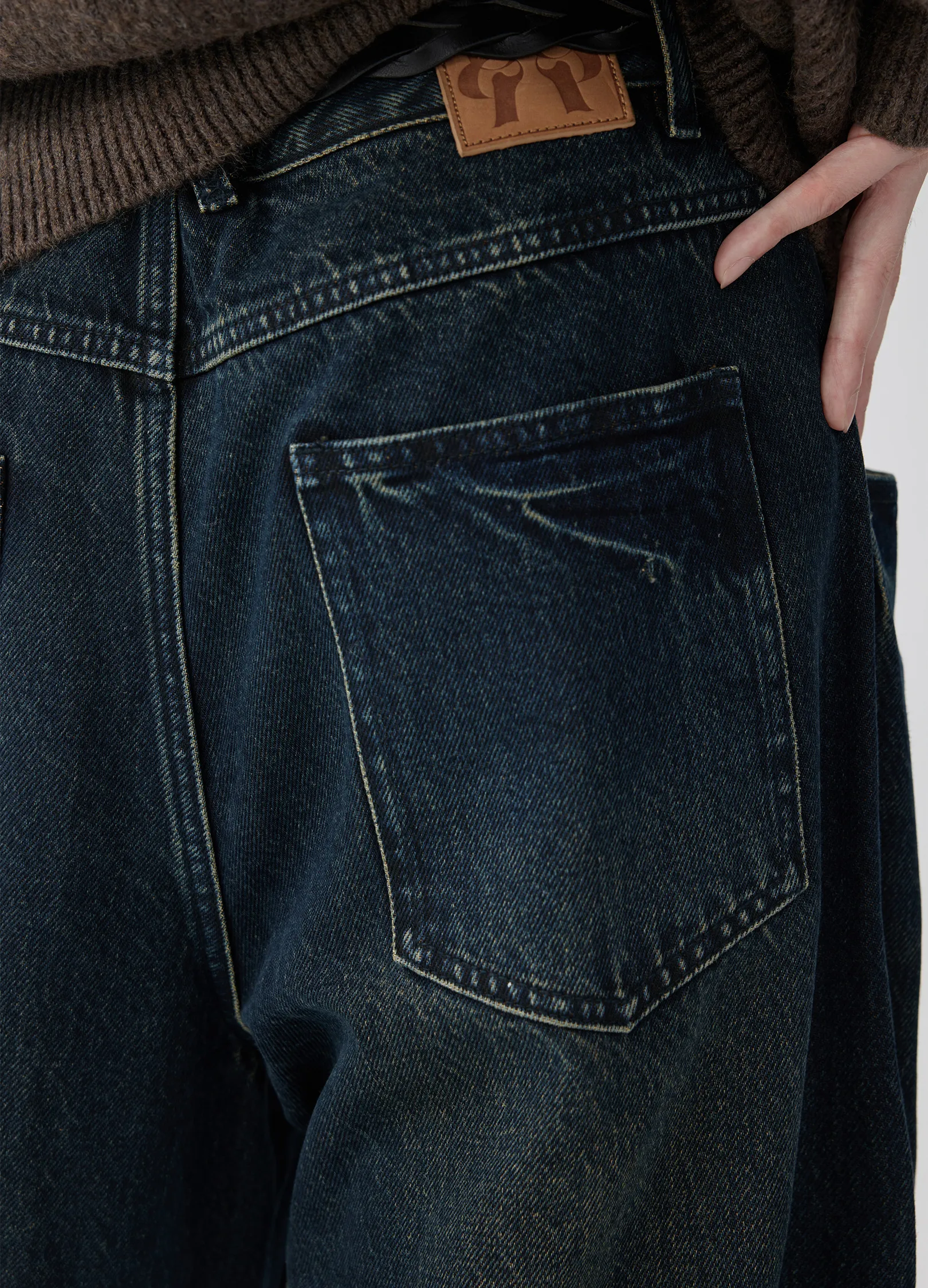 Raw Edge Cuff Denim - Image 9