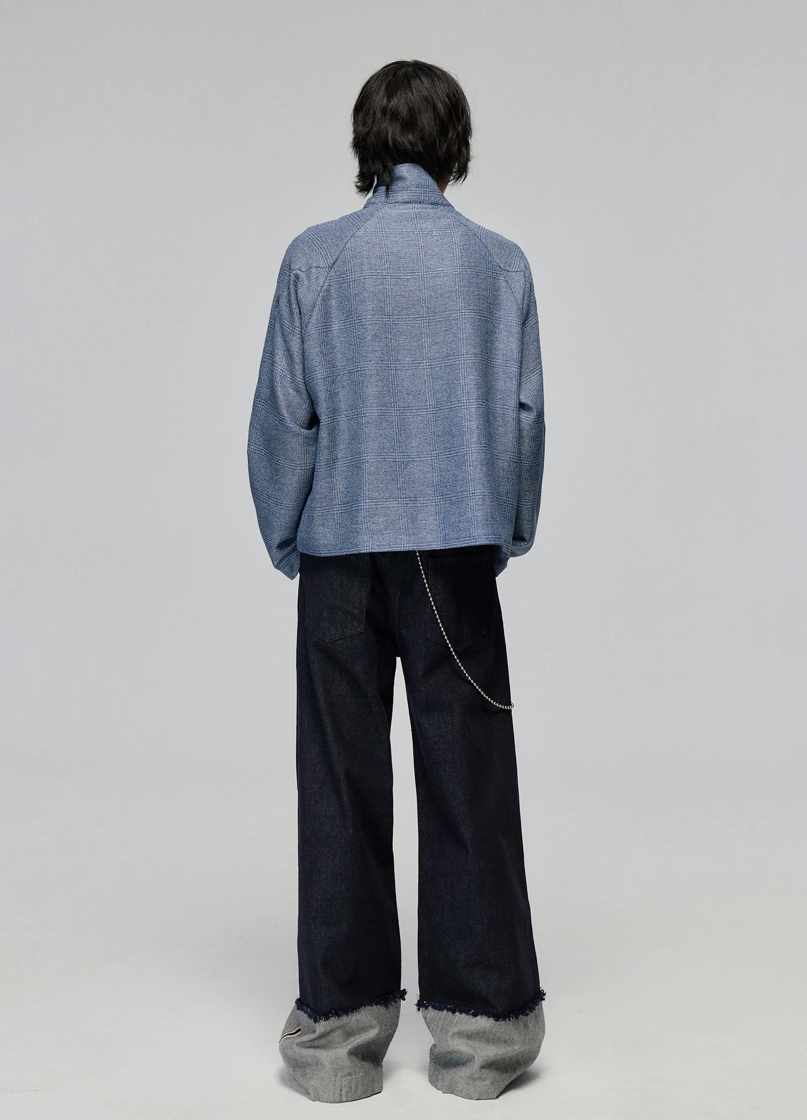 Raw Edge Cuff Denim - Image 12