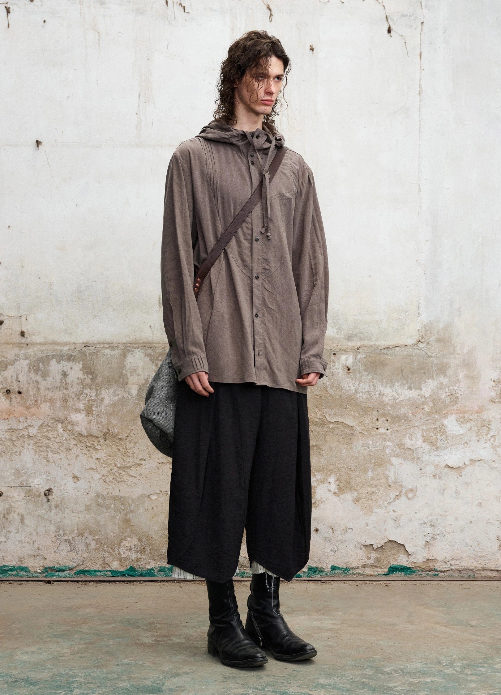 Relaxed Hooded Shirt - Image 2