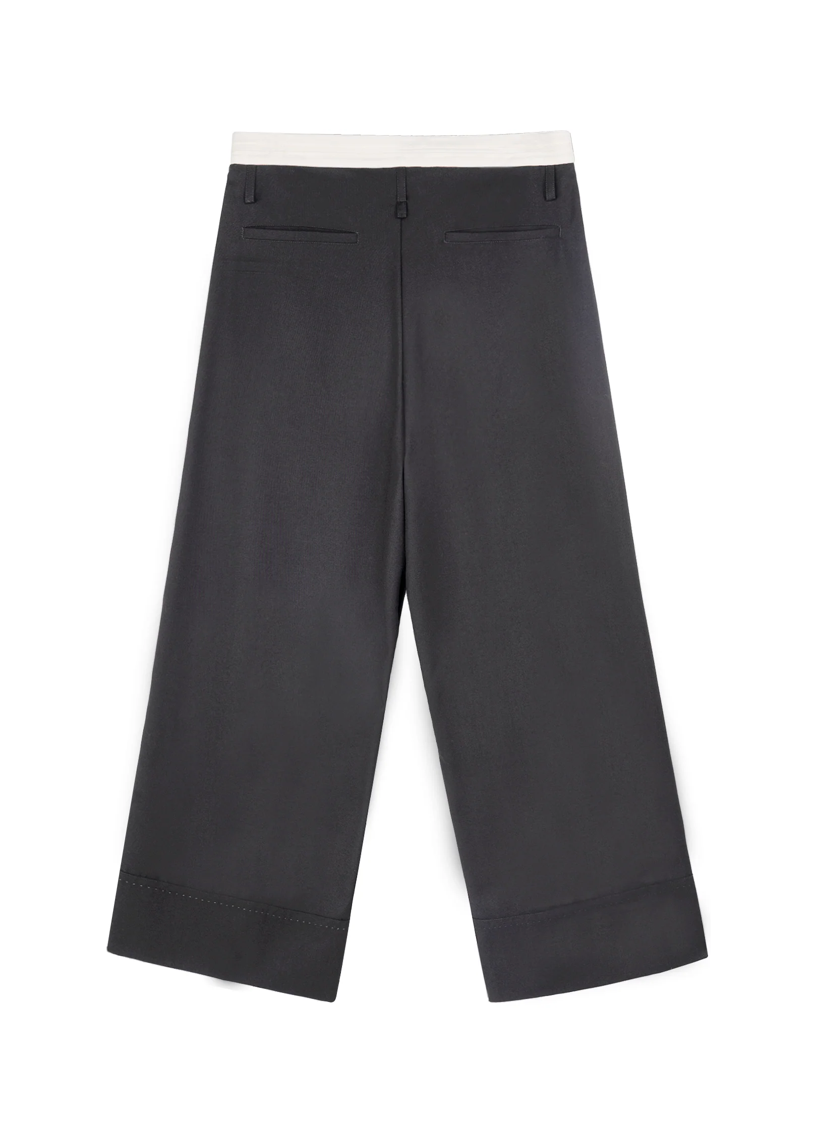 Reverse Seam Wide Leg Trousers - Image 17