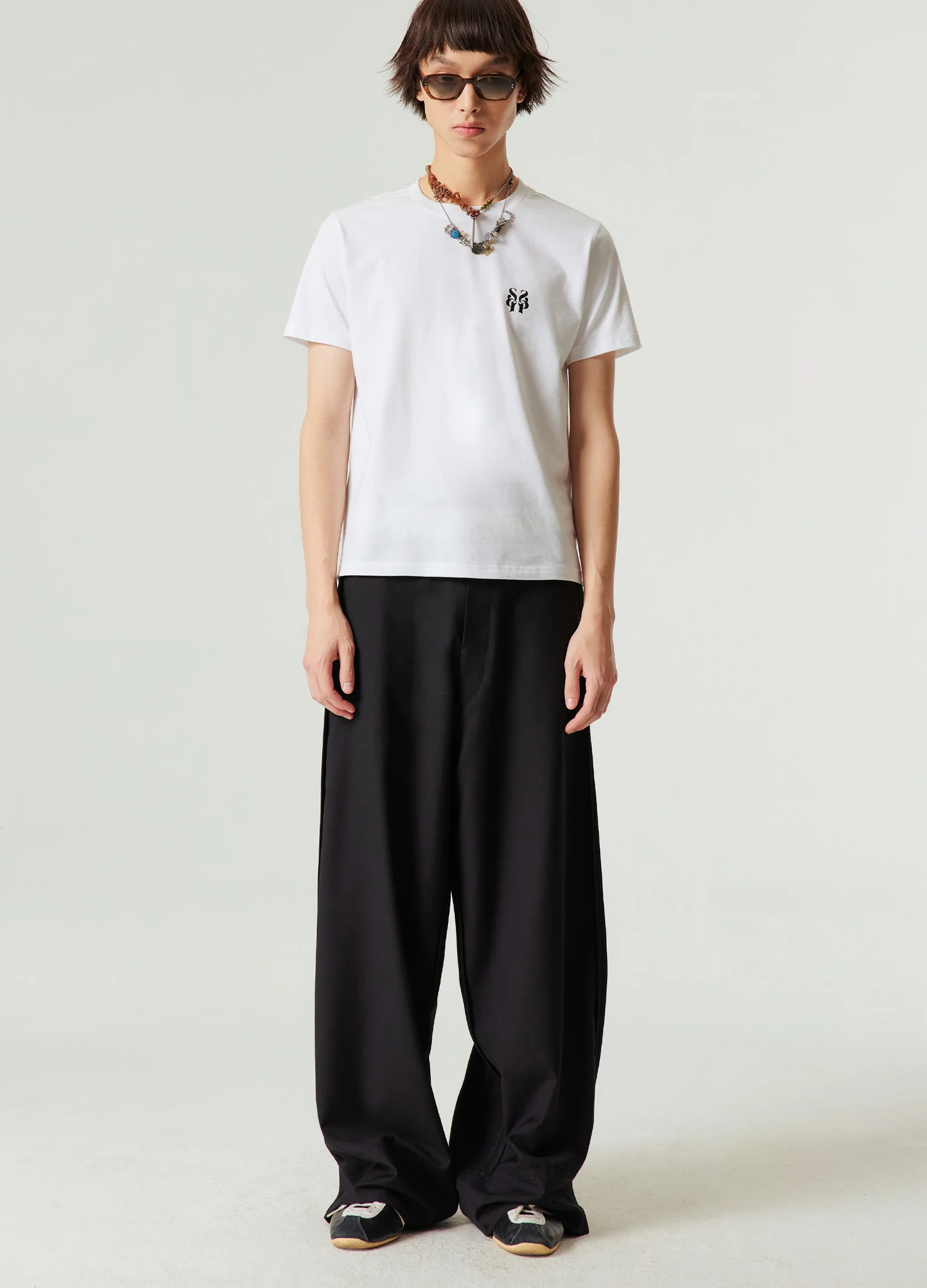 Reverse Seam Wide Leg Trousers - Image 9