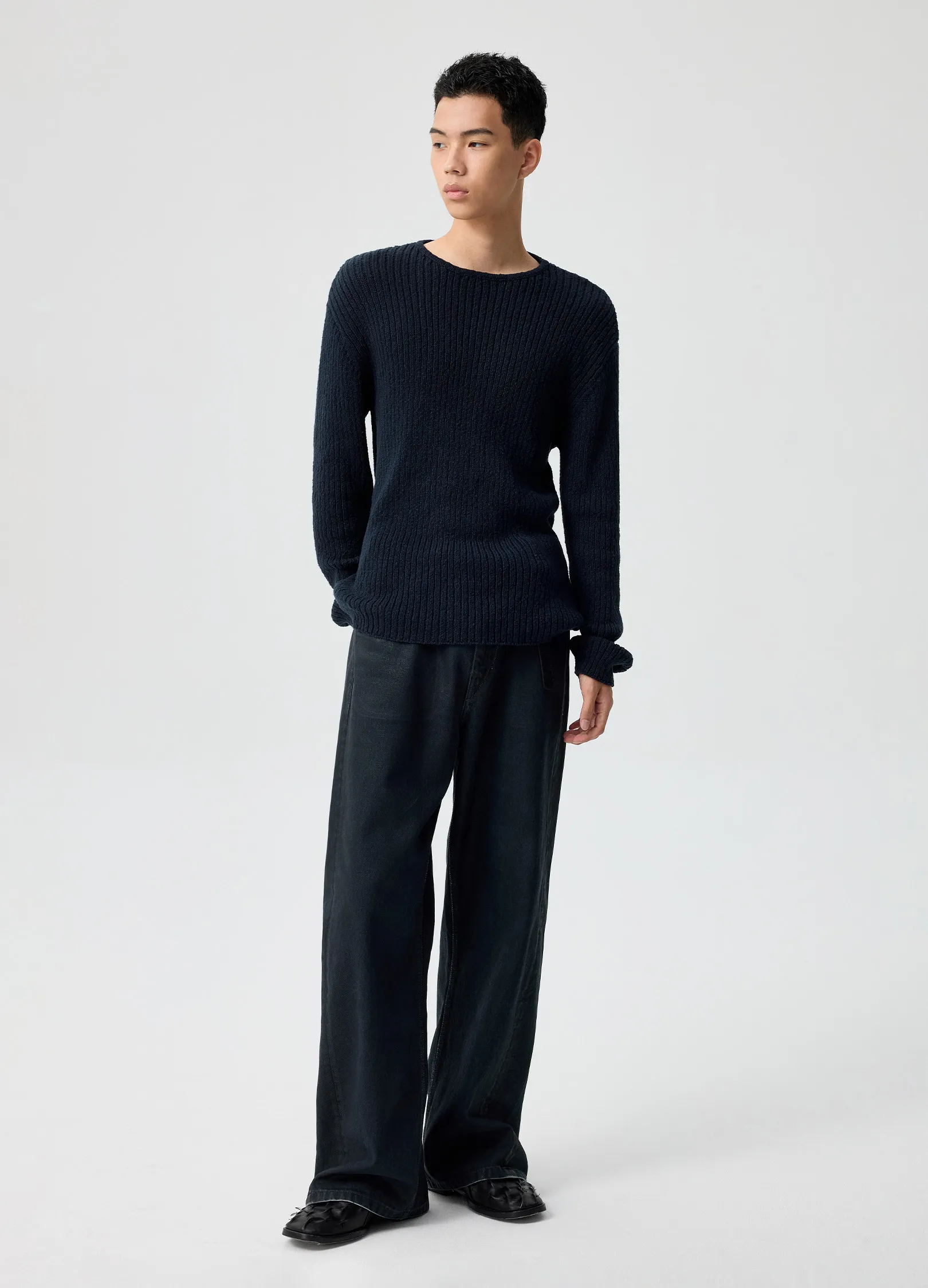 Rib Knit Sweater - Image 11