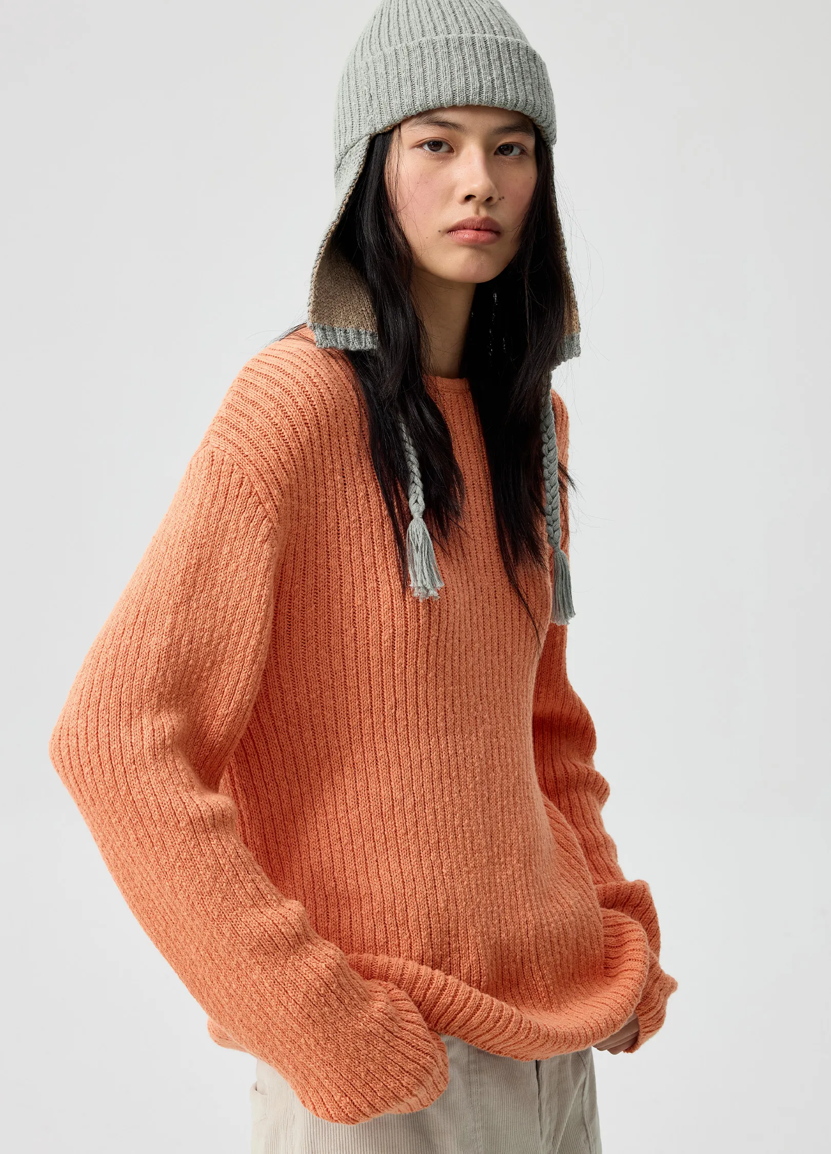 Rib Knit Sweater - Image 3