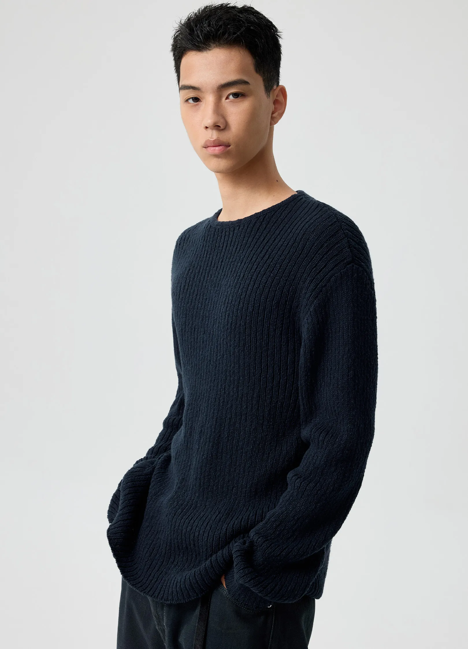 Rib Knit Sweater - Image 4