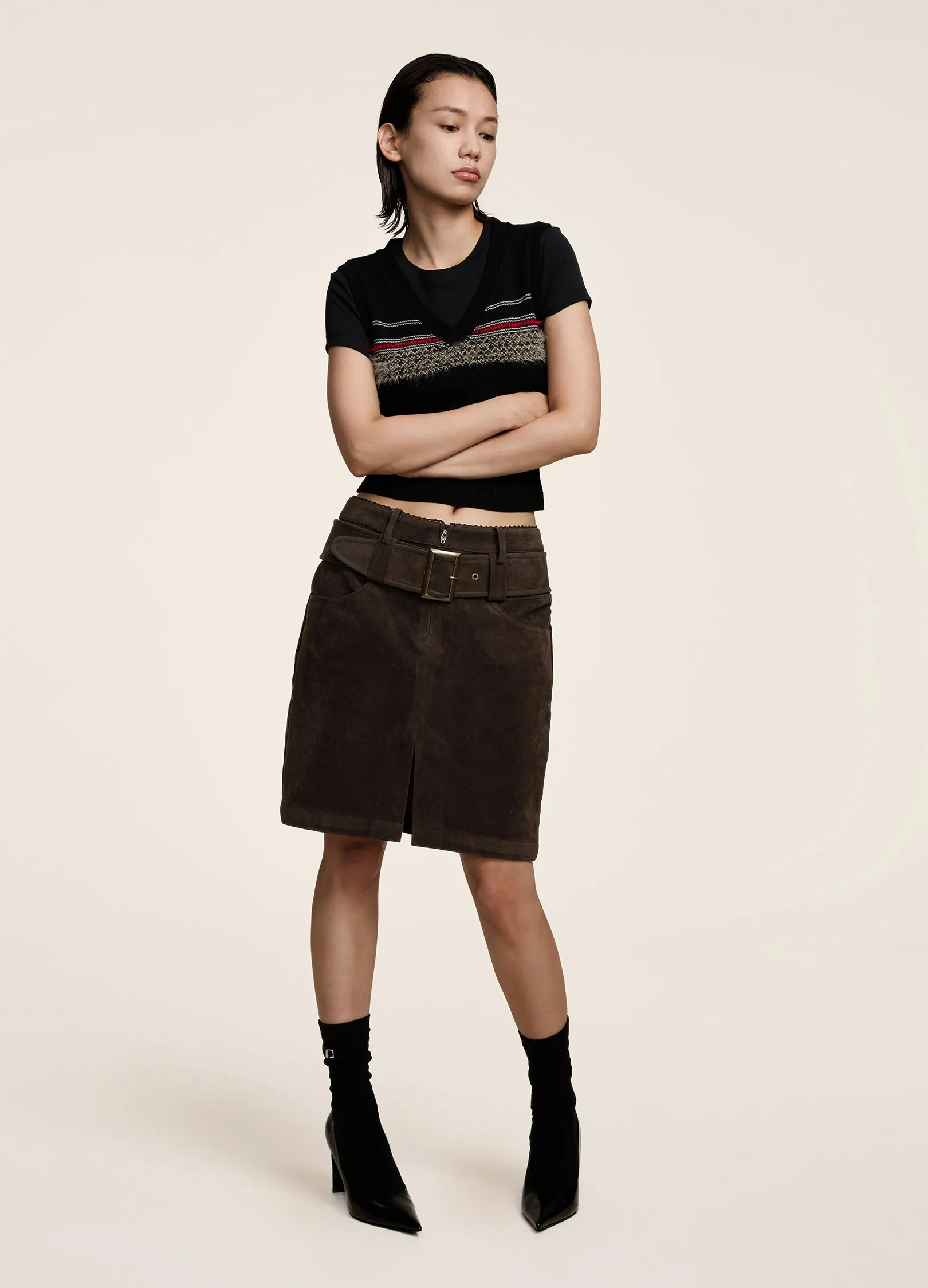 Ribbed Cut Vest - Image 8
