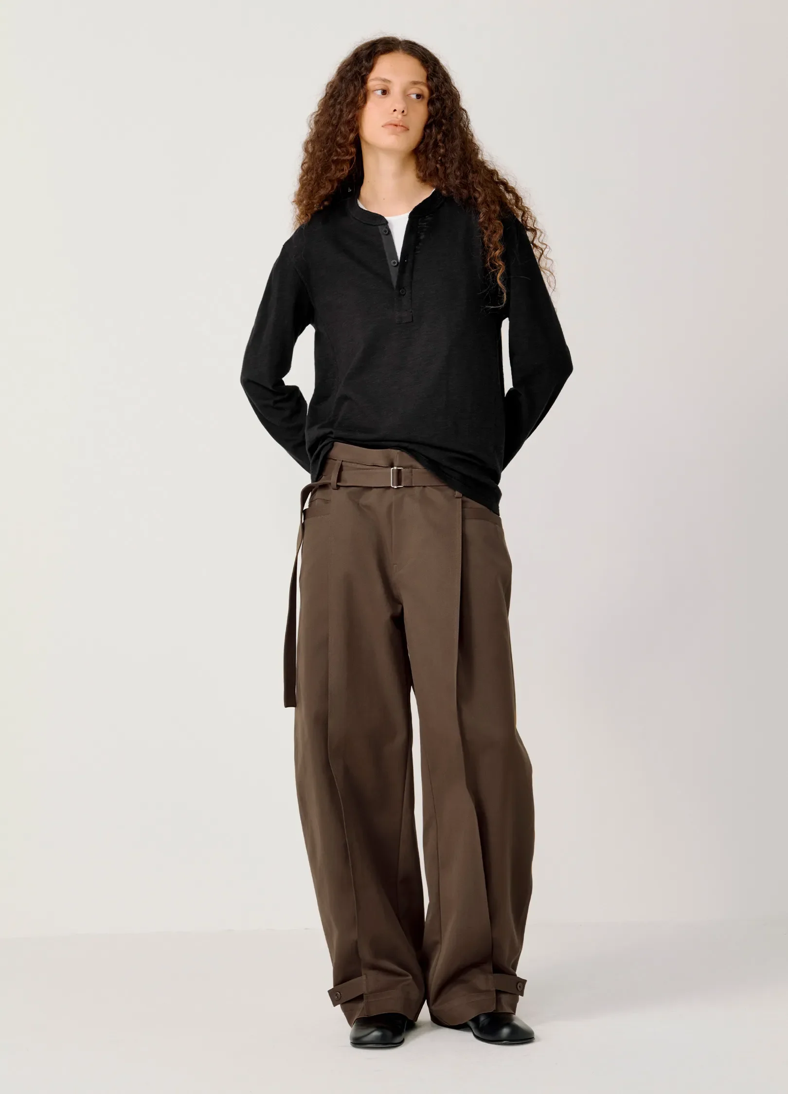 Ribbed Henley Shirt - Image 5