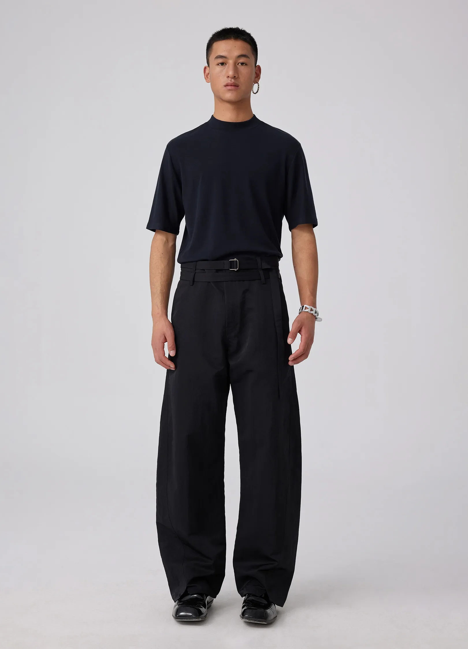 Rough Cotton Twist Trousers - Image 3