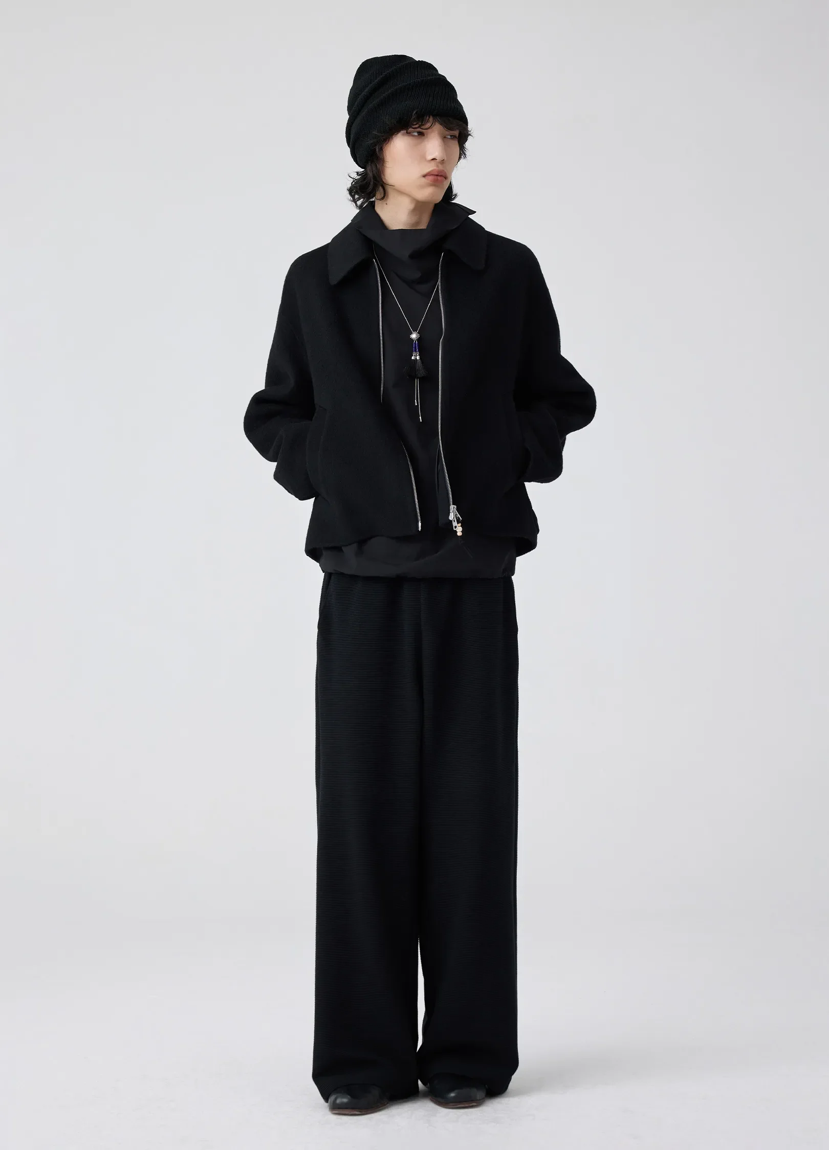 Shirred Loose Trousers - Image 9