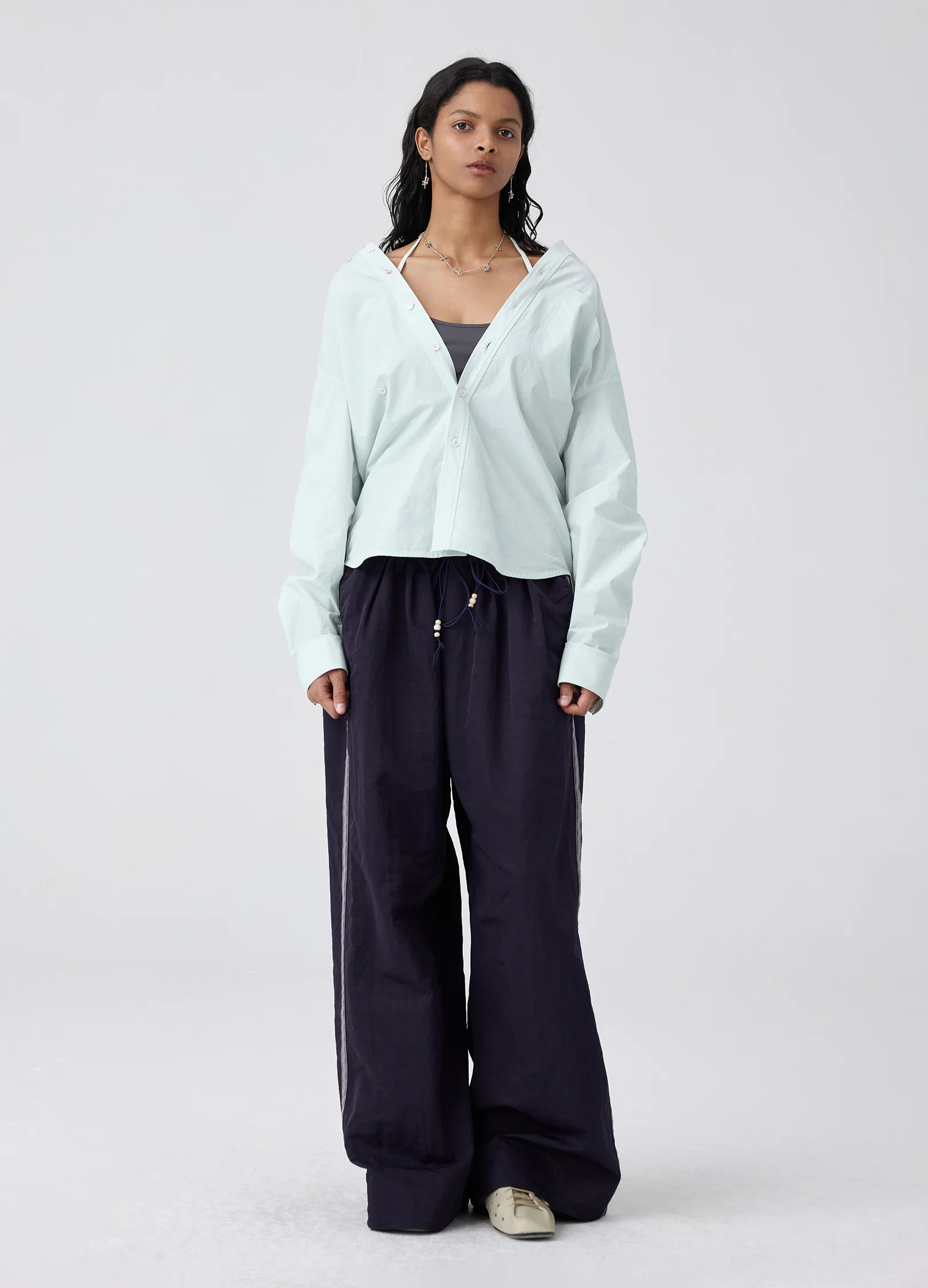 Side Seam Loose Trousers - Image 10
