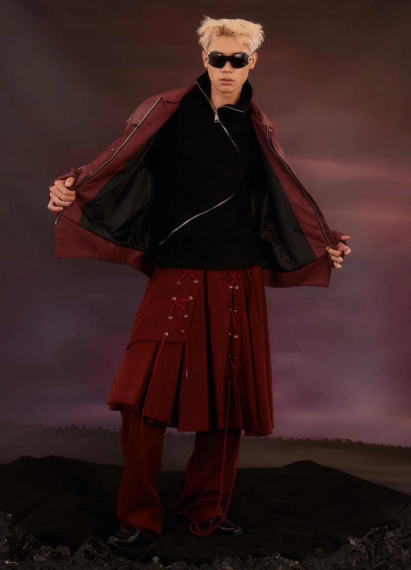 Skirt Panel Trousers - Image 10