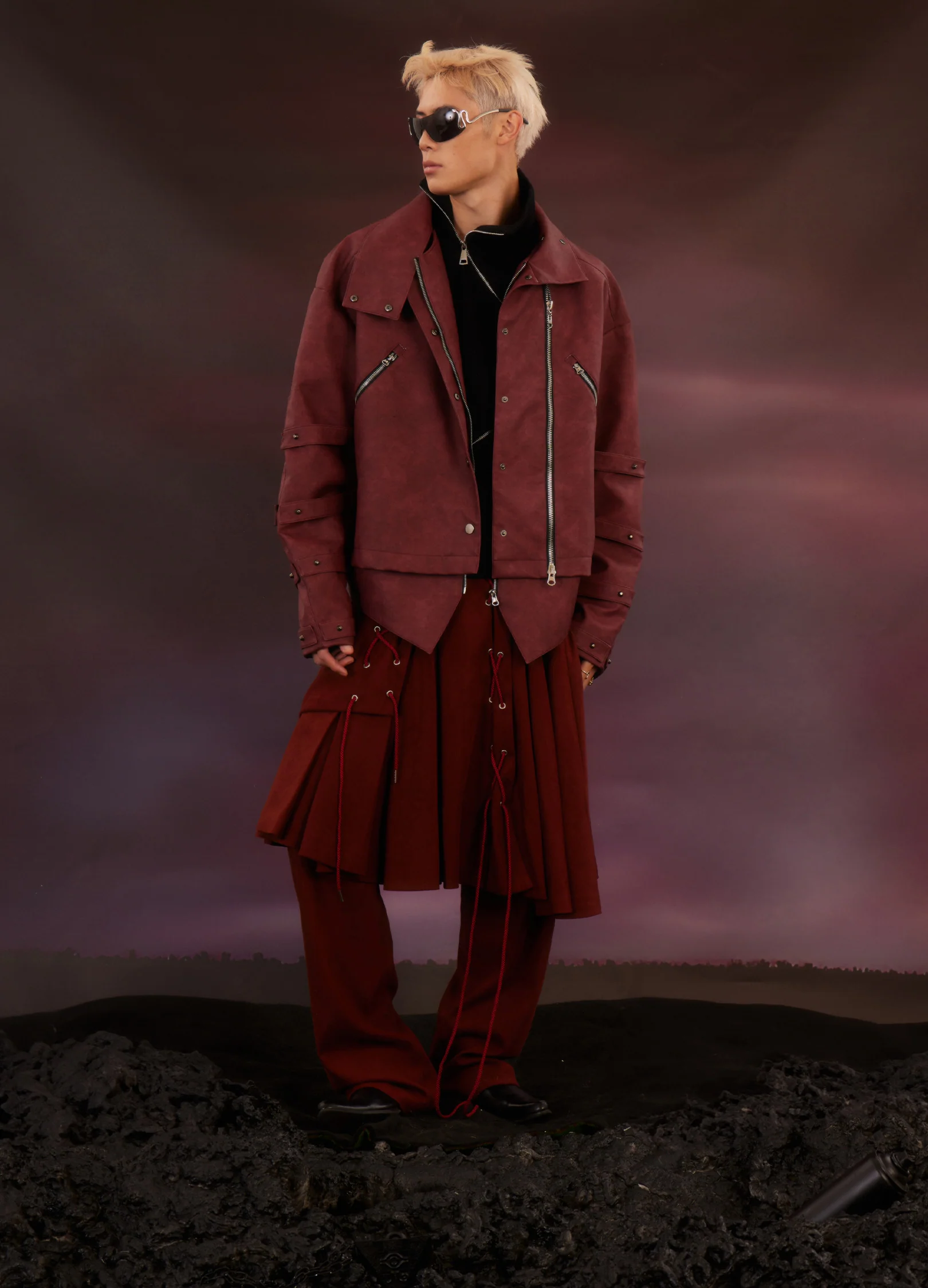 Skirt Panel Trousers - Image 11