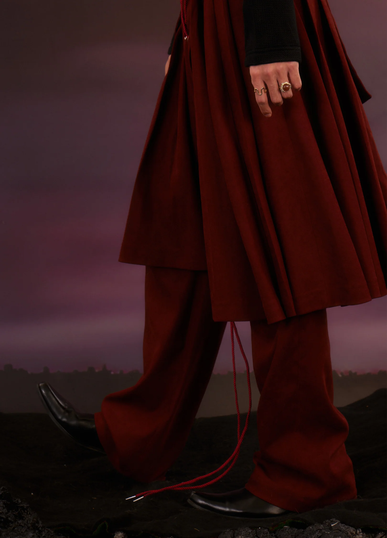 Skirt Panel Trousers - Image 7