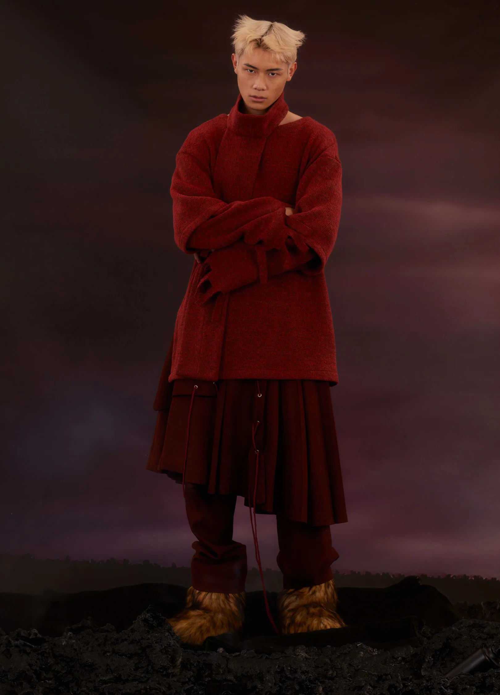 Skirt Panel Trousers - Image 8