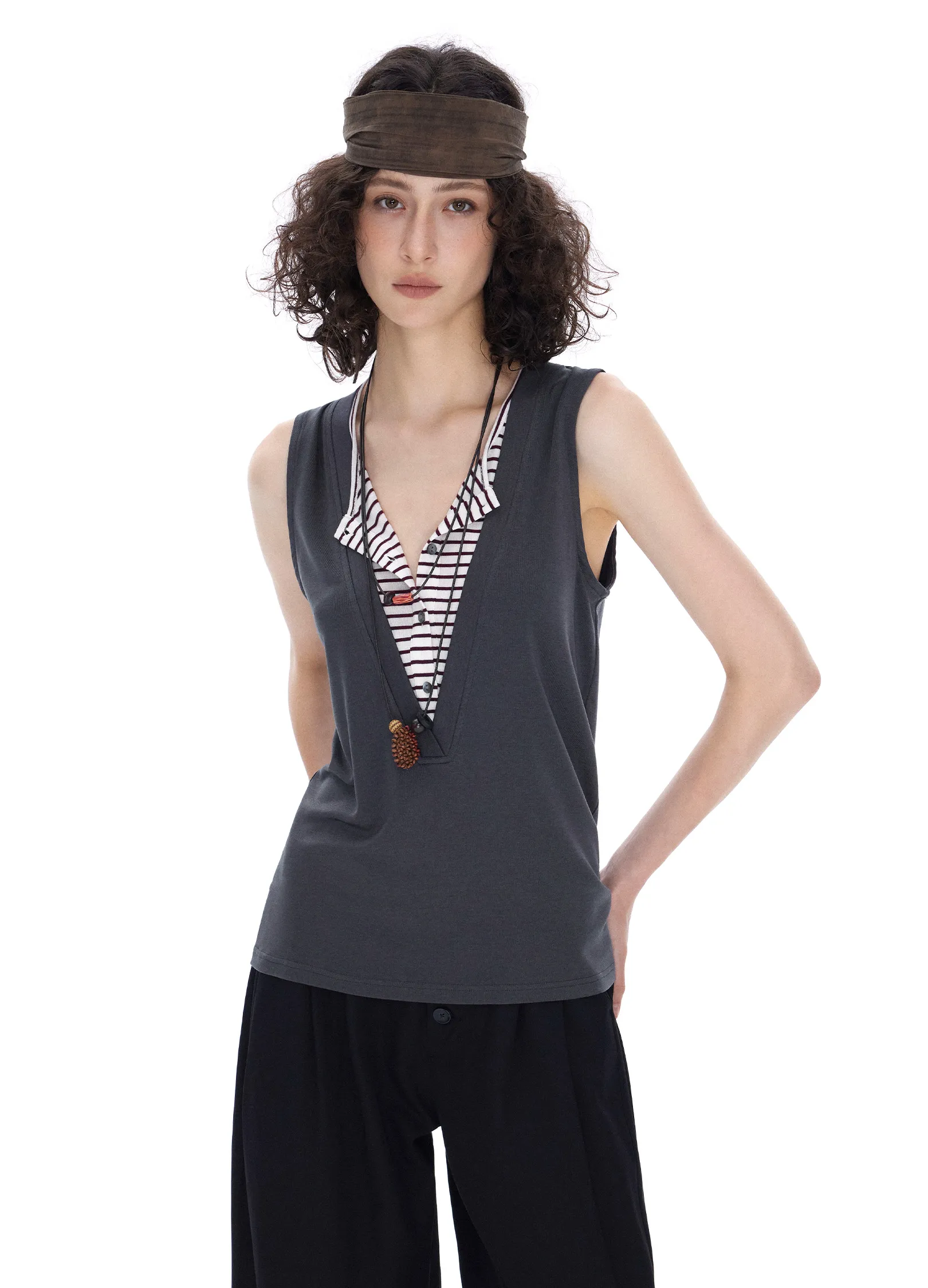 Slim V Top - Image 3