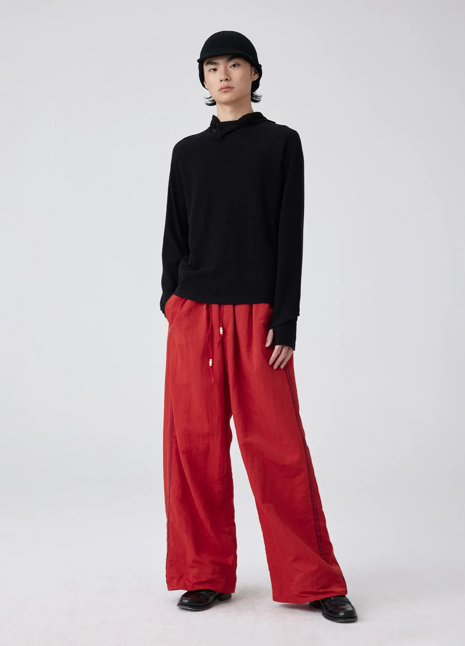 Slit Collar Hoodie - Image 8