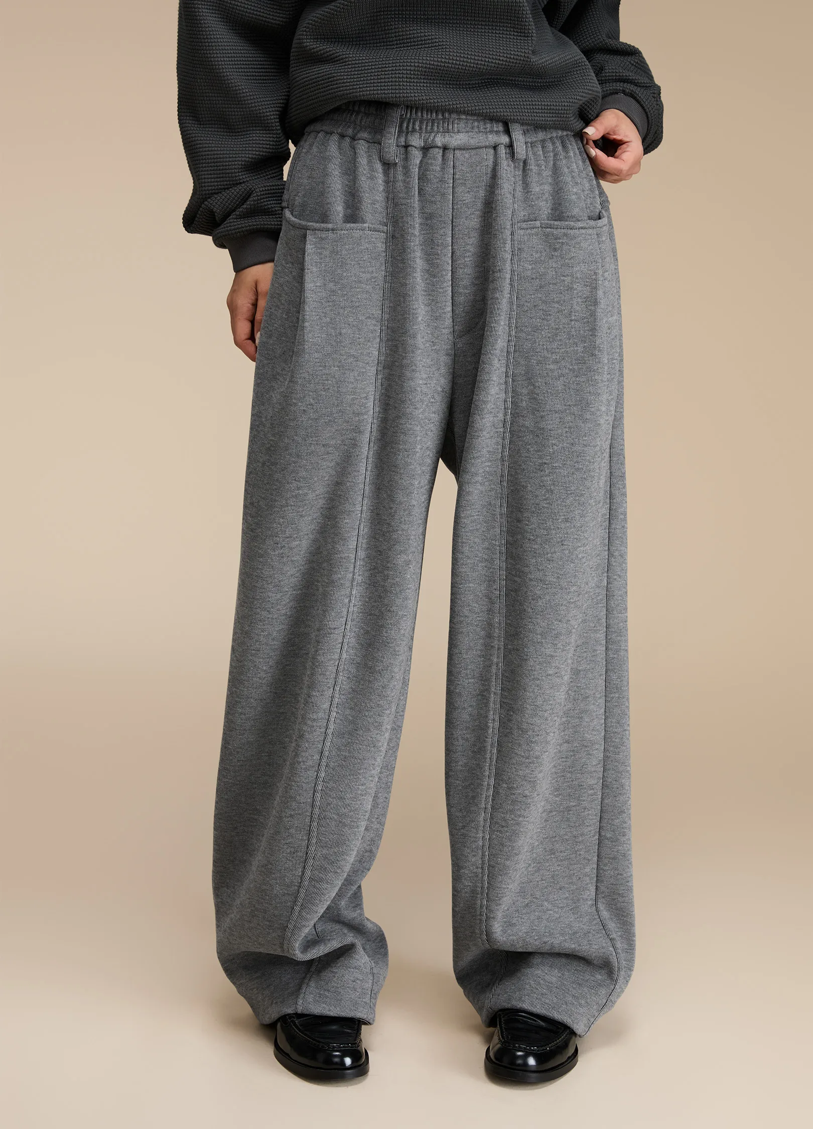 Spliced Fleece Trousers - Image 2