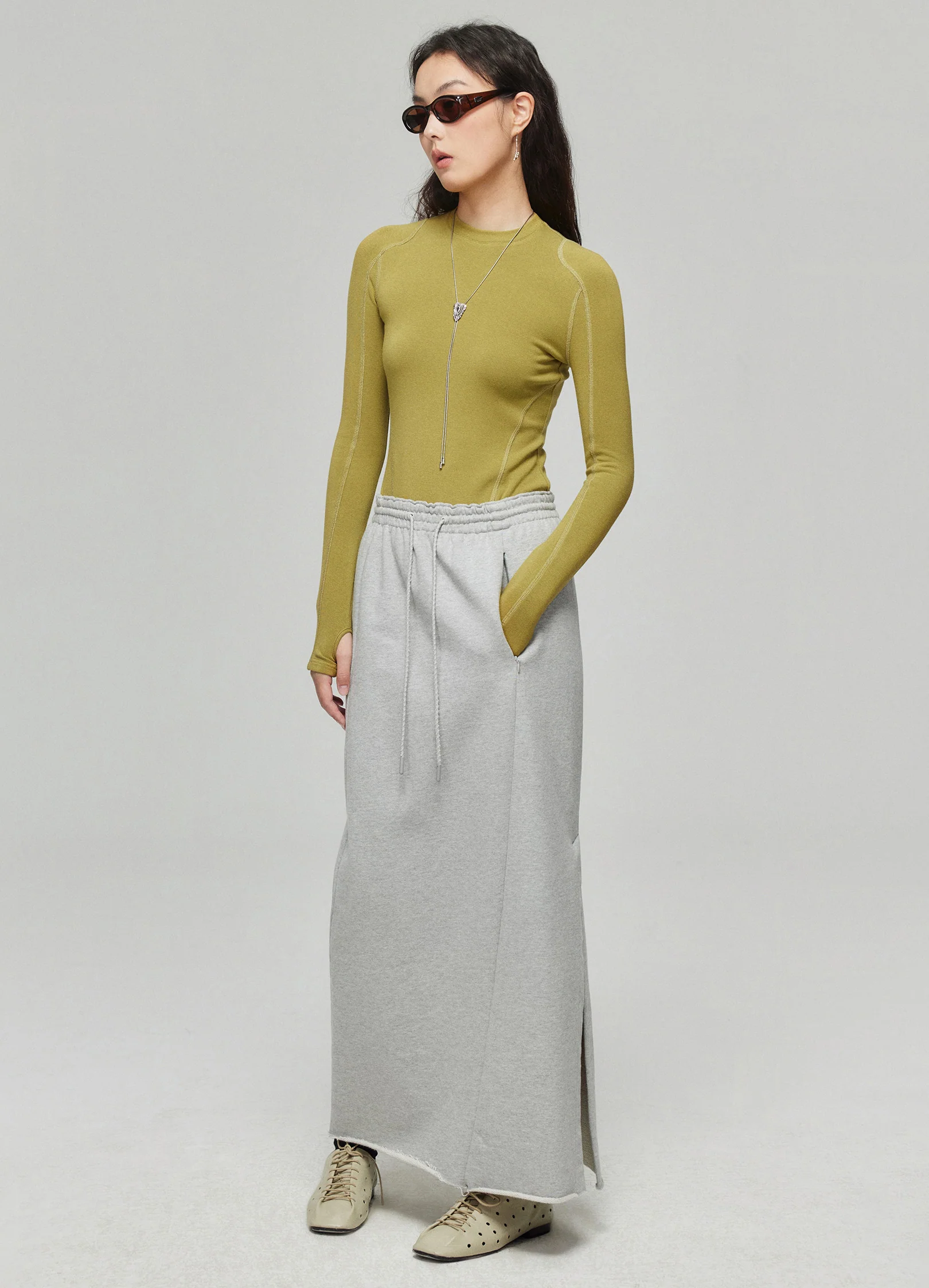 Split Lounge Skirt - Image 9
