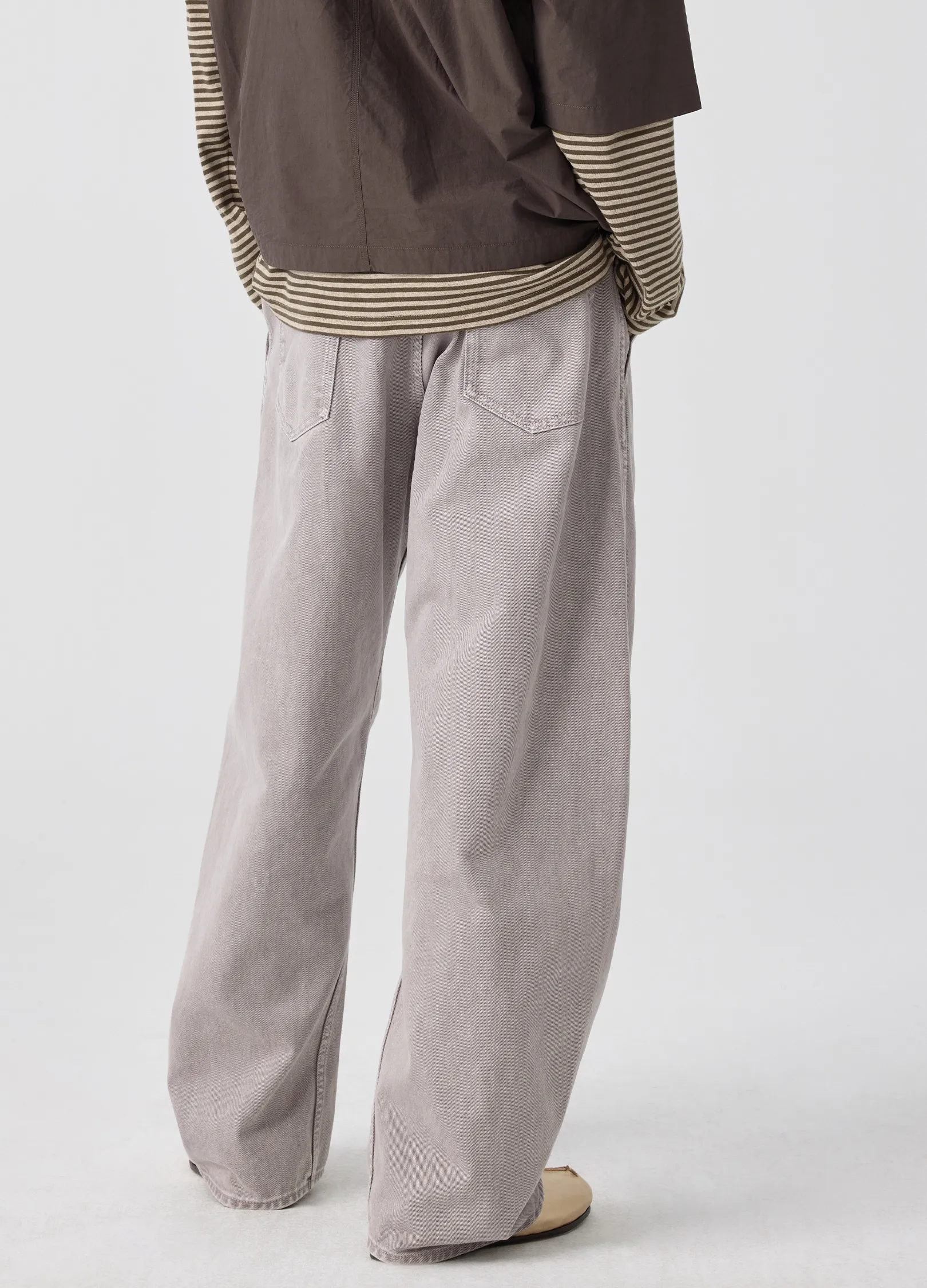 Split Stitch Belted Denims - Image 6