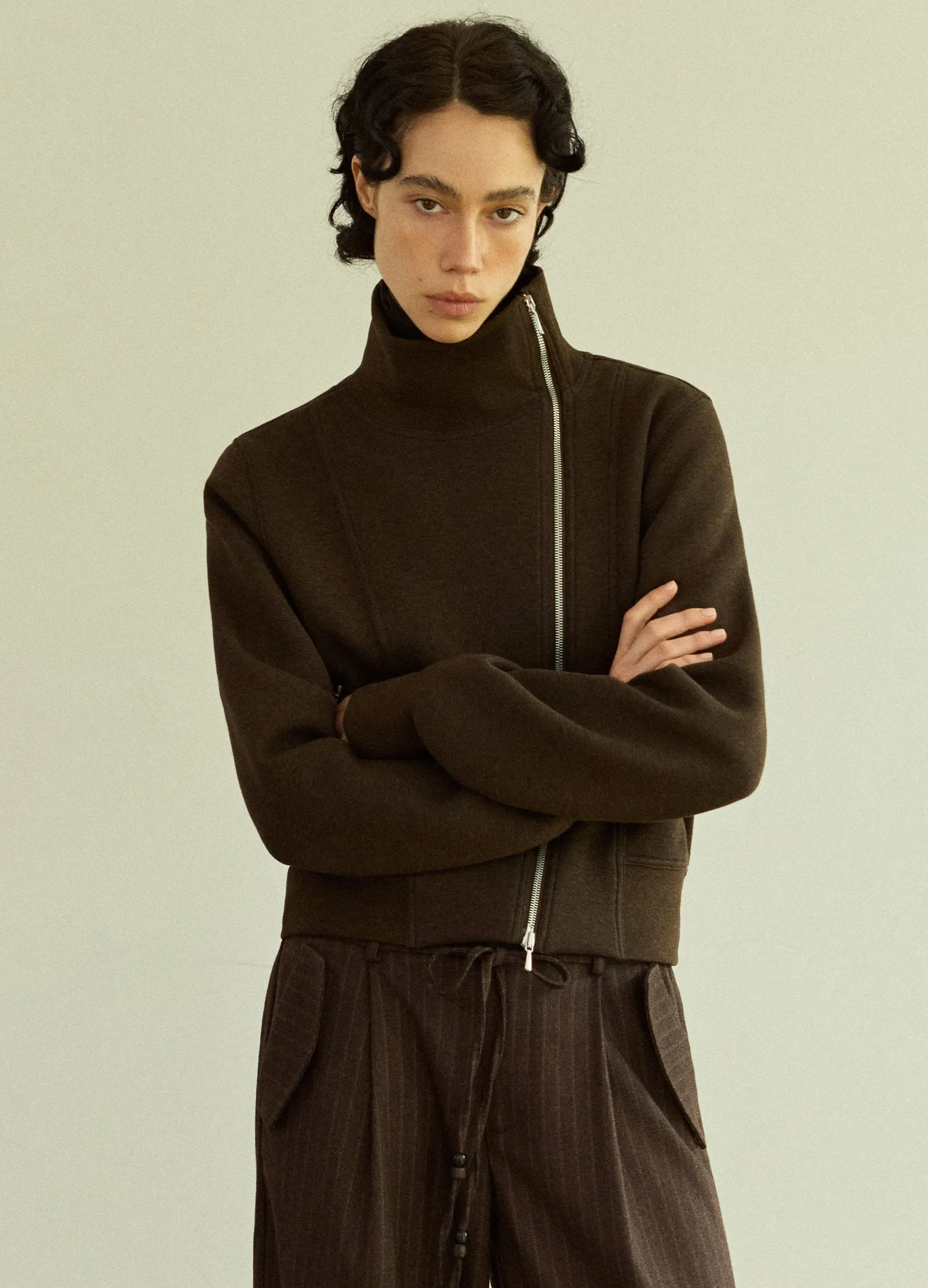 Stand-Collar Zip Jacket - Image 3