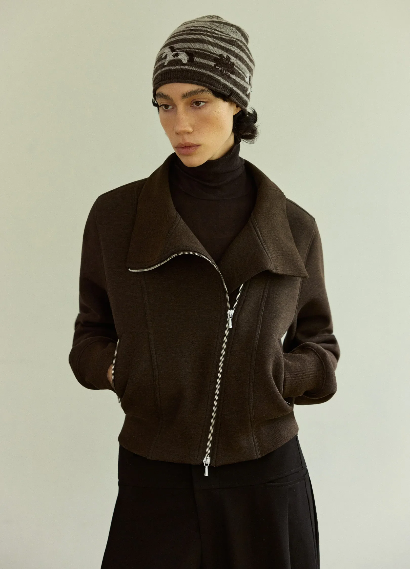 Stand-Collar Zip Jacket - Image 5