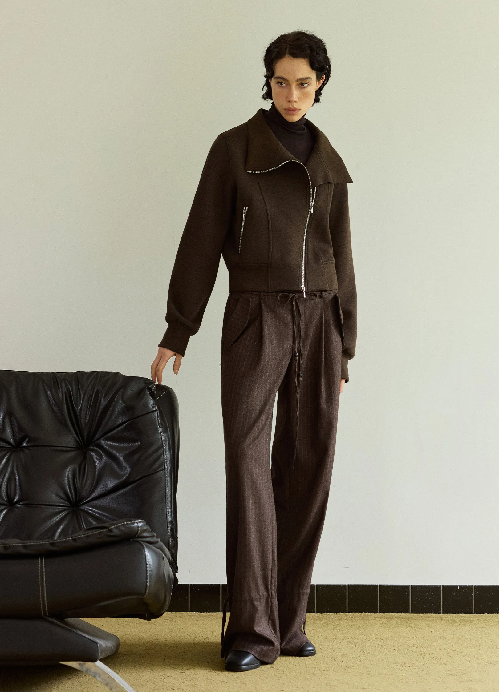 Stand-Collar Zip Jacket - Image 7