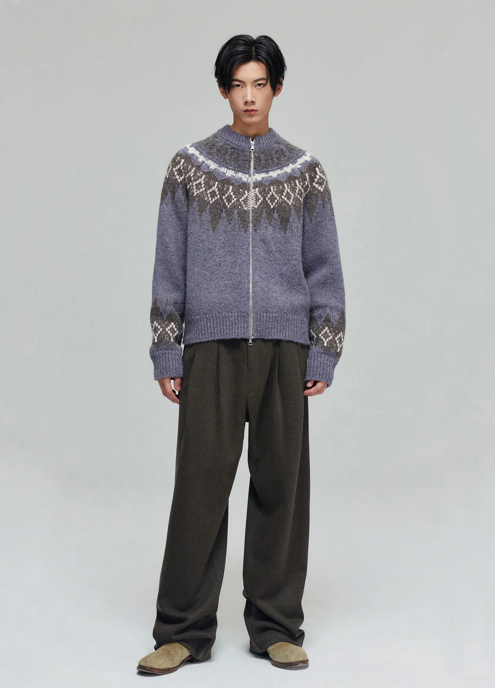 Straight Leg Flow Trousers - Image 9