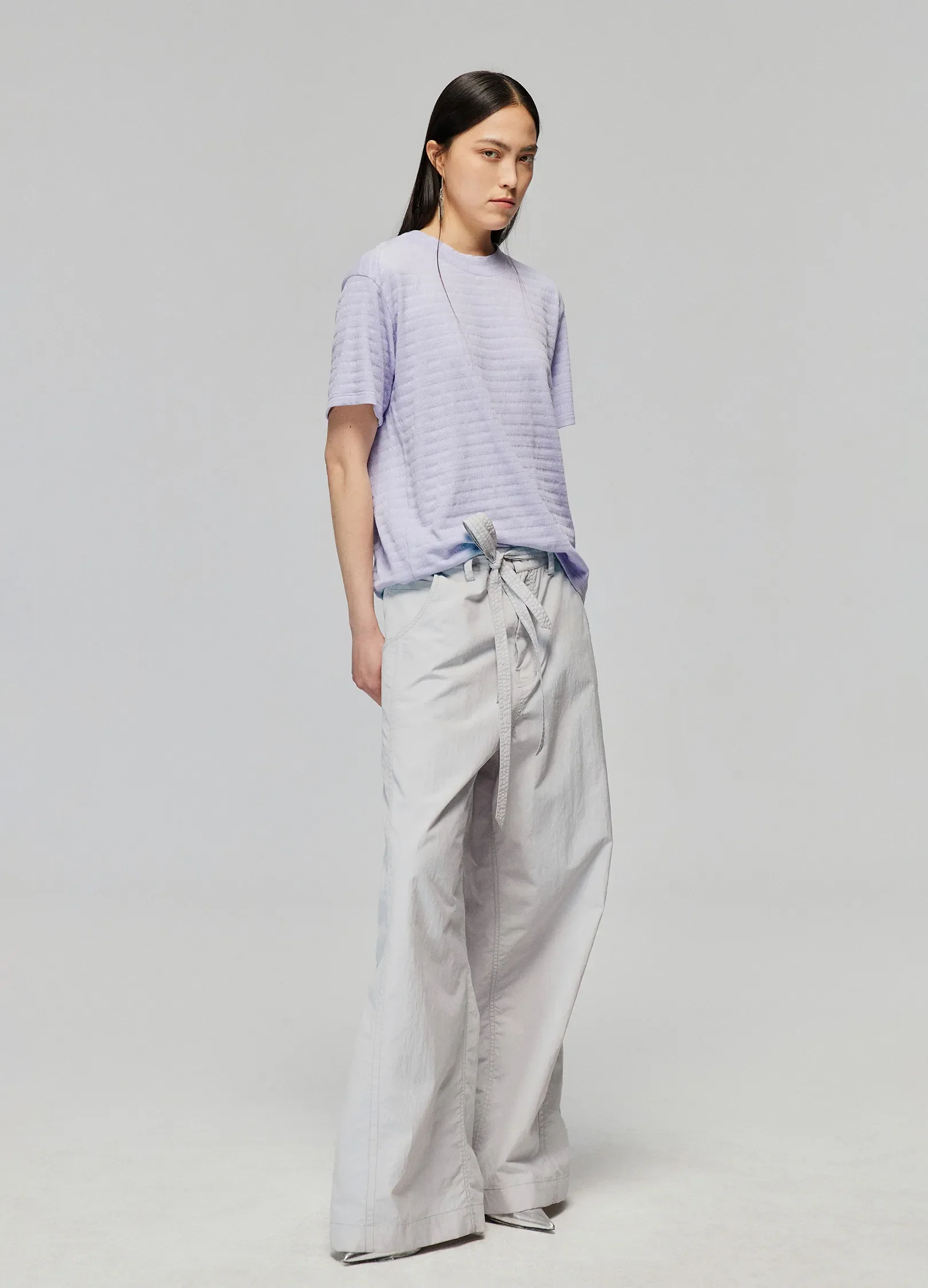 Stripe Texture Tee - Image 11