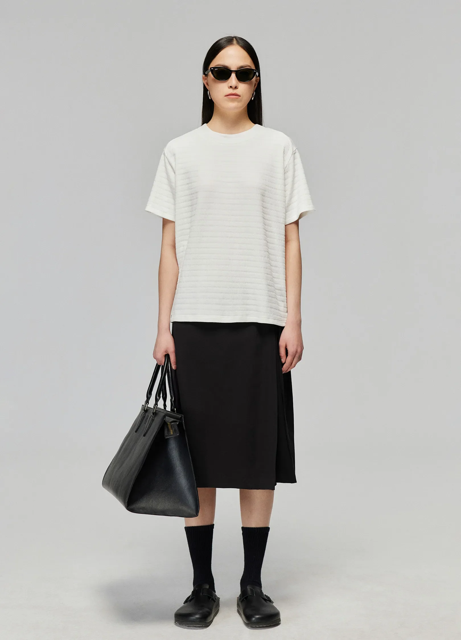 Stripe Texture Tee - Image 6