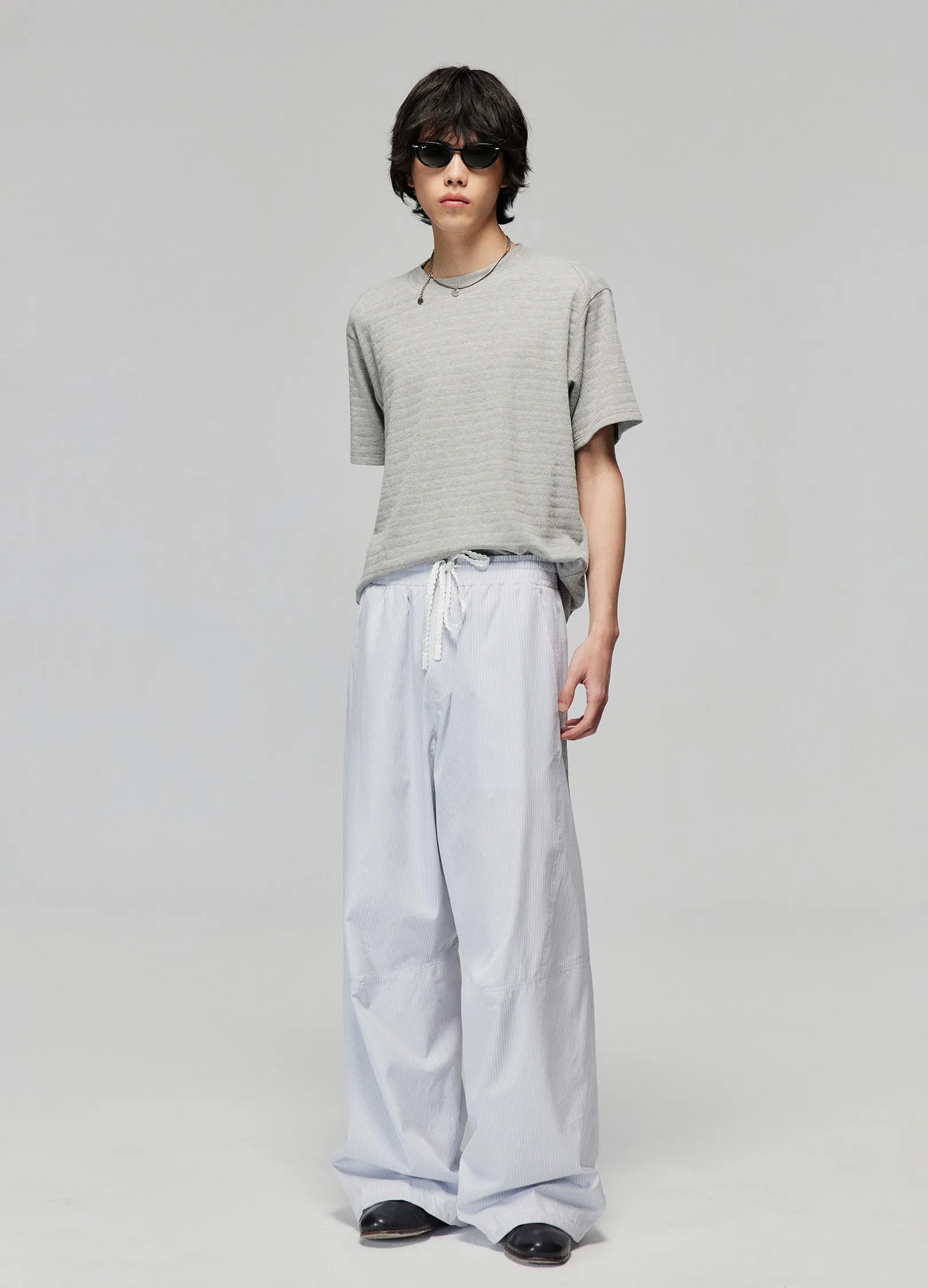 Stripe Texture Tee - Image 8