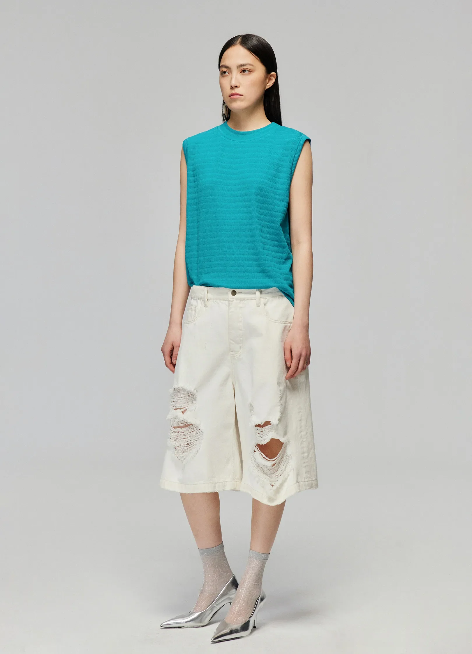Stripe Texture Vest - Image 10