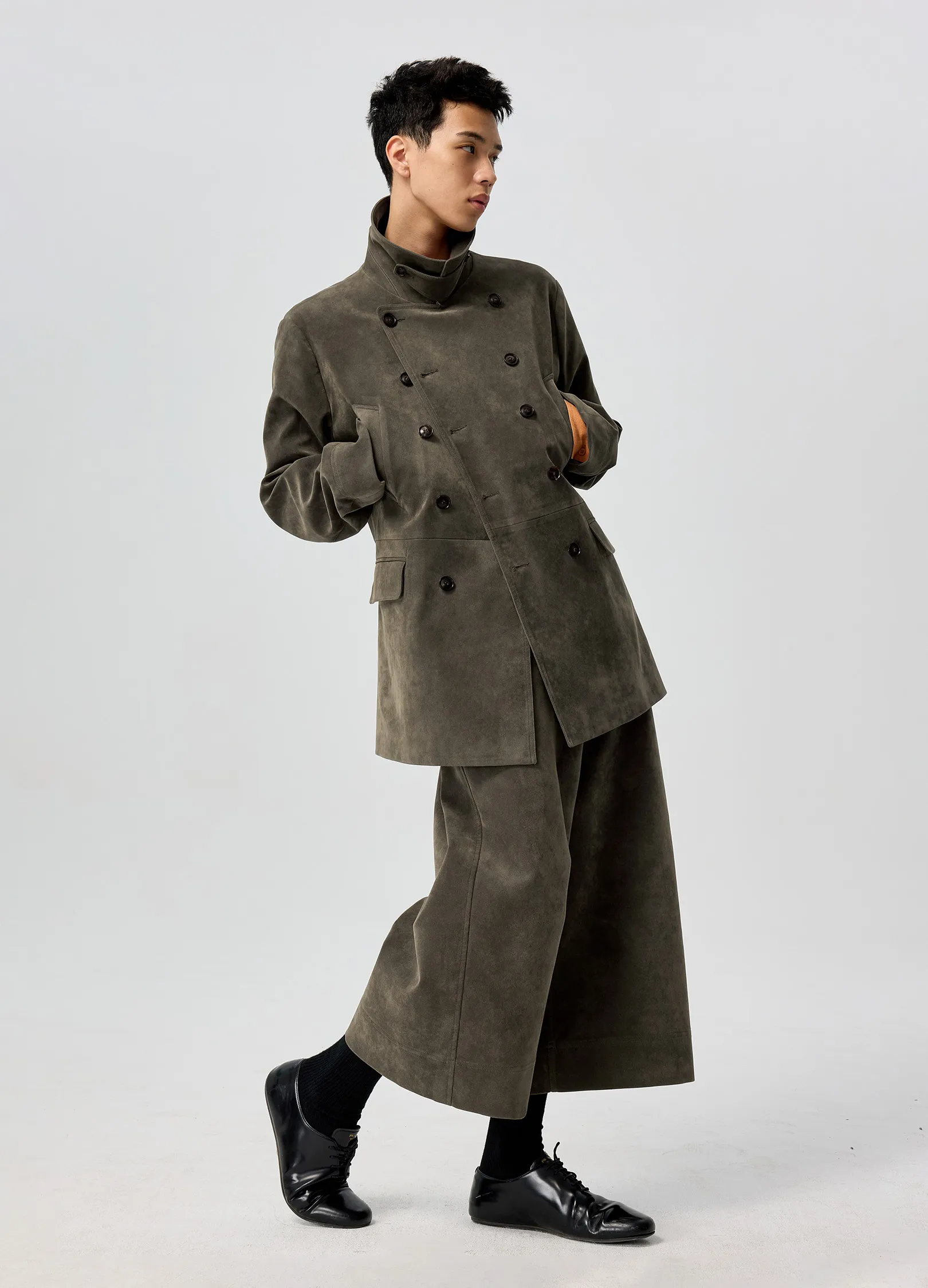 Suede Mid Trench - Image 9