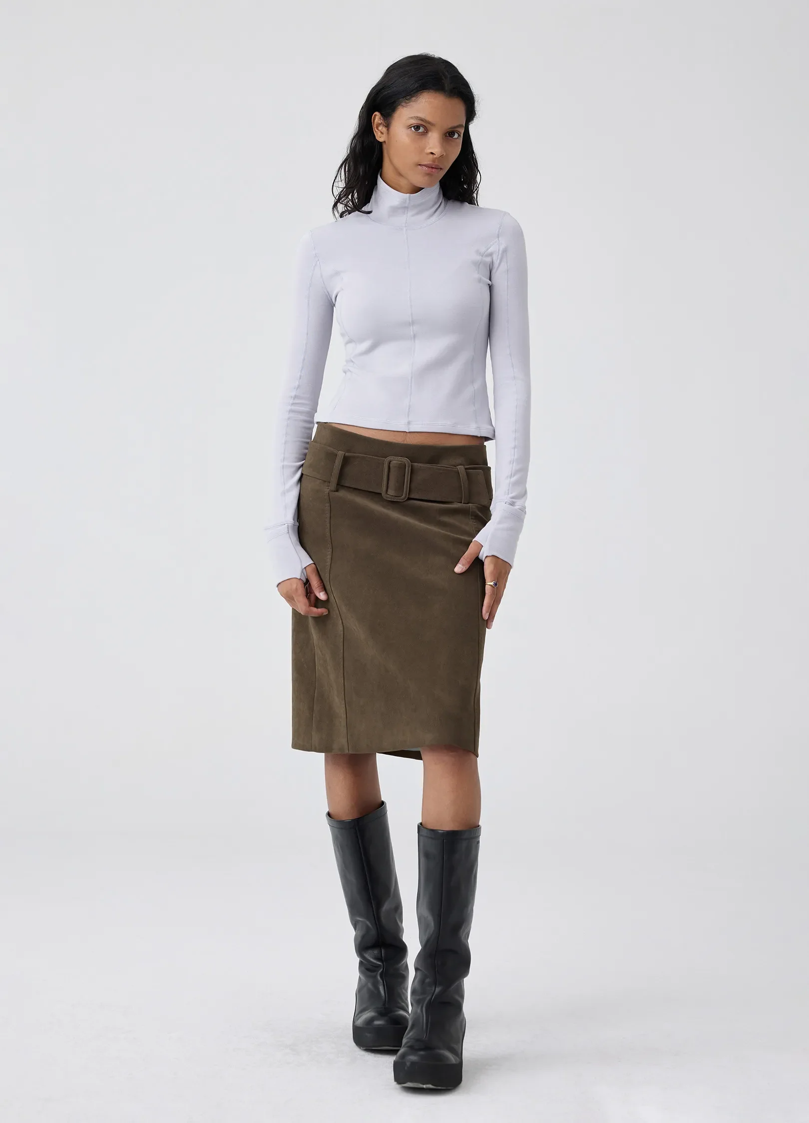 Suede Skirt - Image 9