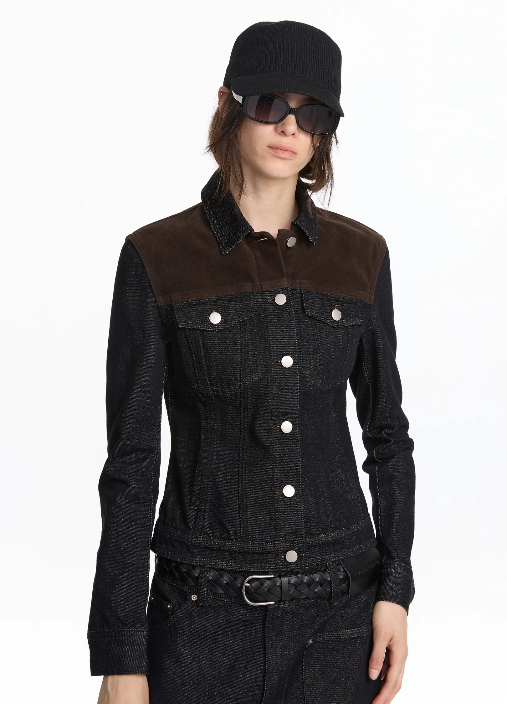 Suede Slim Jacket - Image 3
