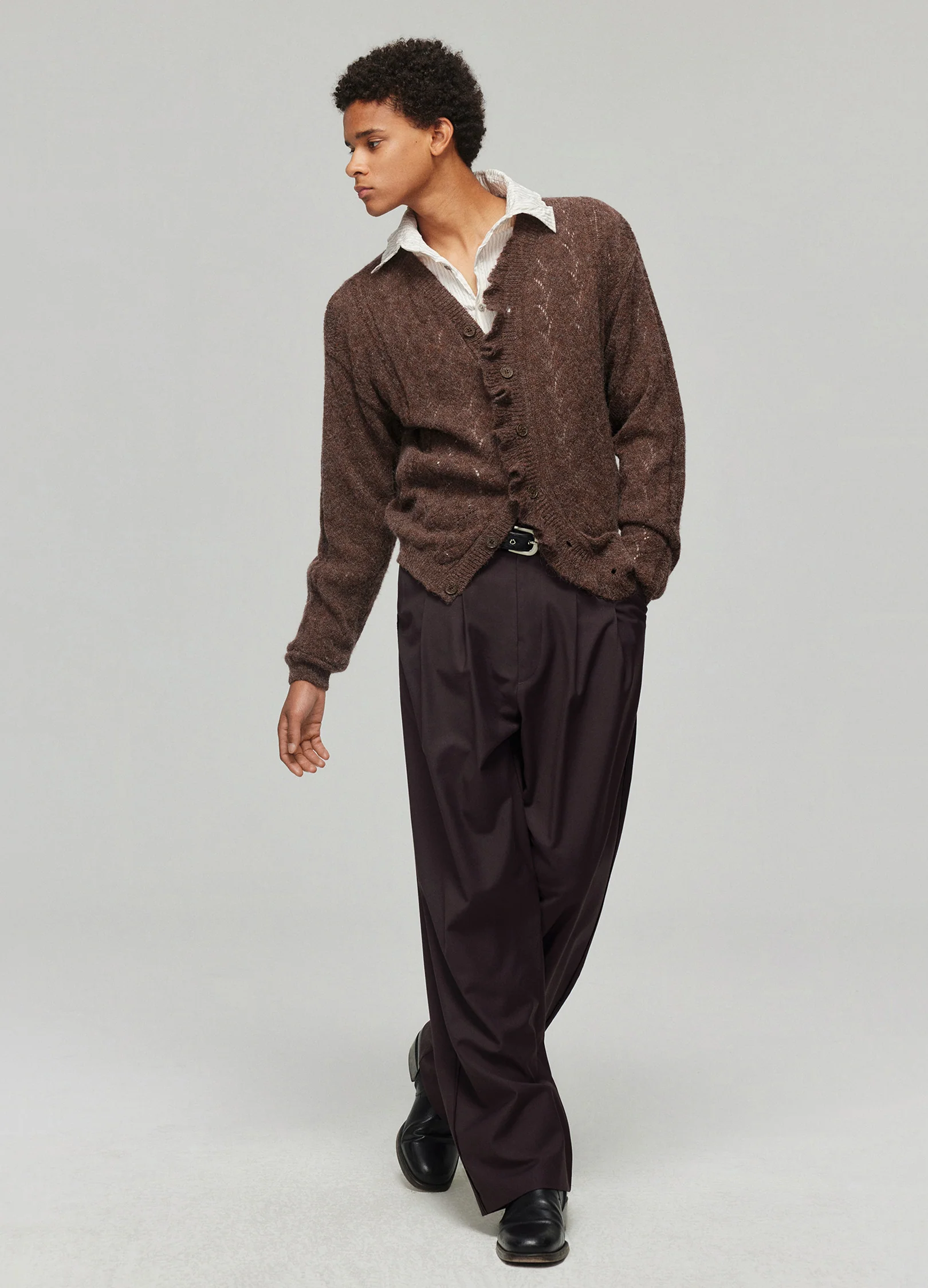 Swirl Wool Cardigan - Image 11