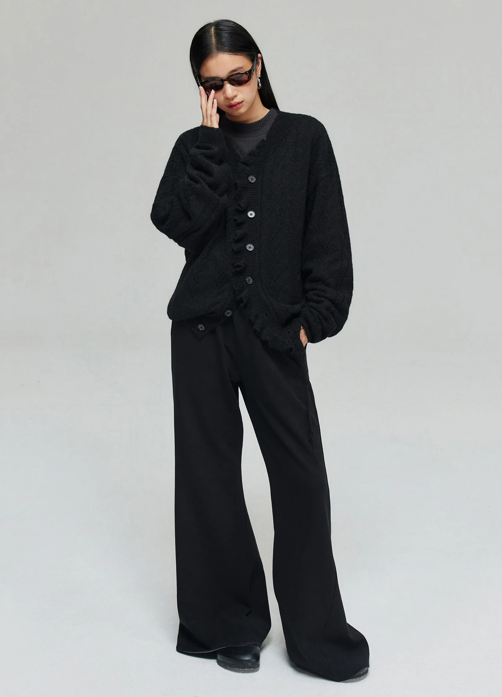 Swirl Wool Cardigan - Image 12